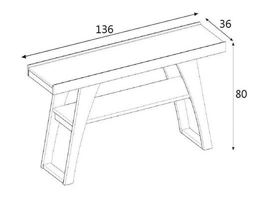 Consola Hannah  Off White