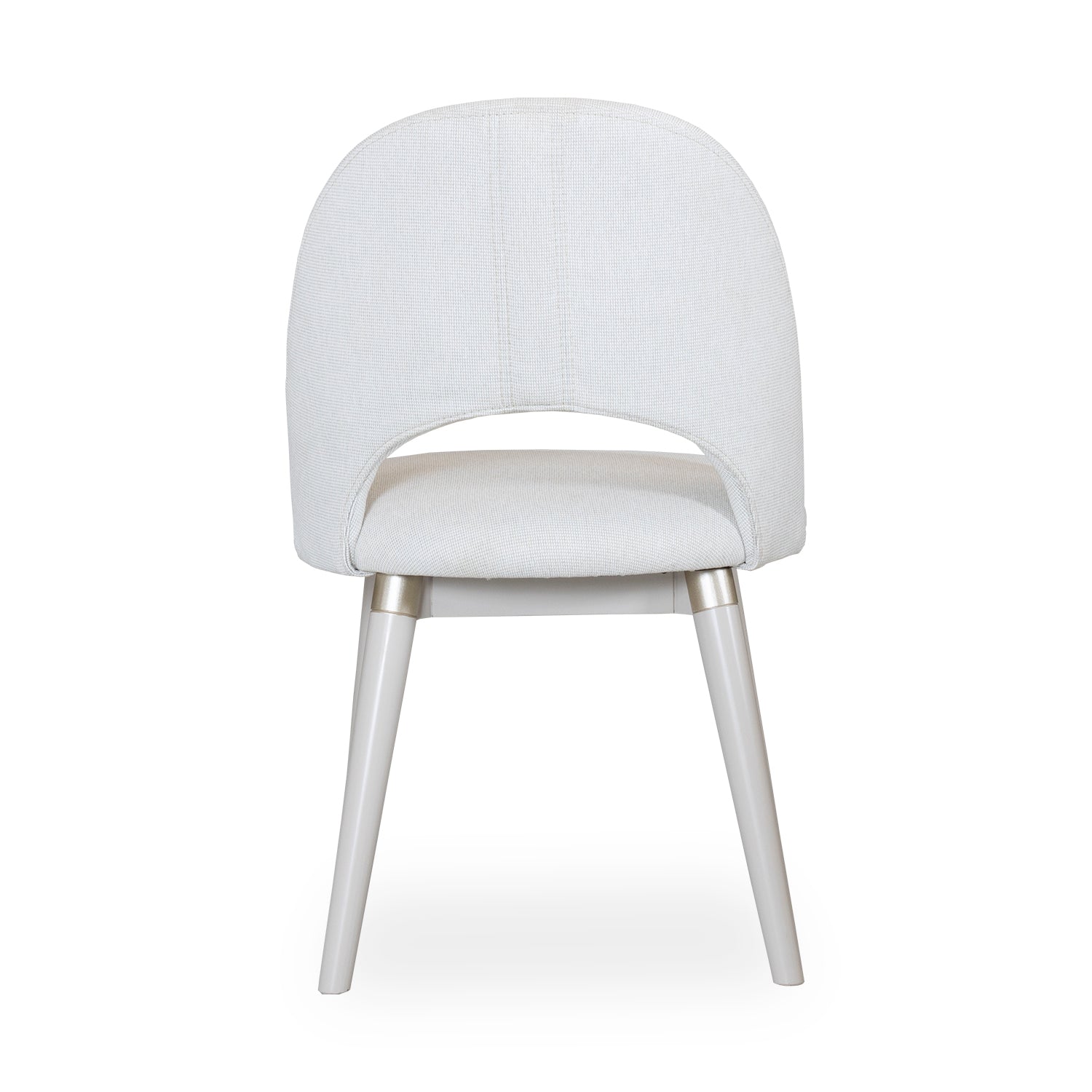 Comedor 4 Puestos Clara Microfibra Houston Beige, Crema