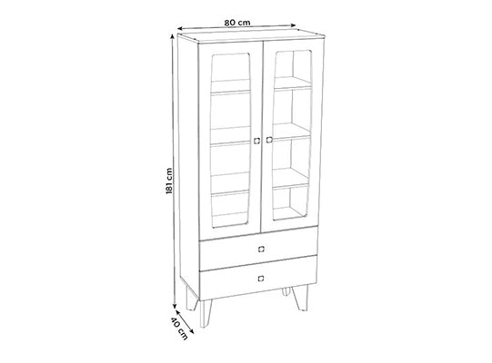 Vitrina Hannah Off White