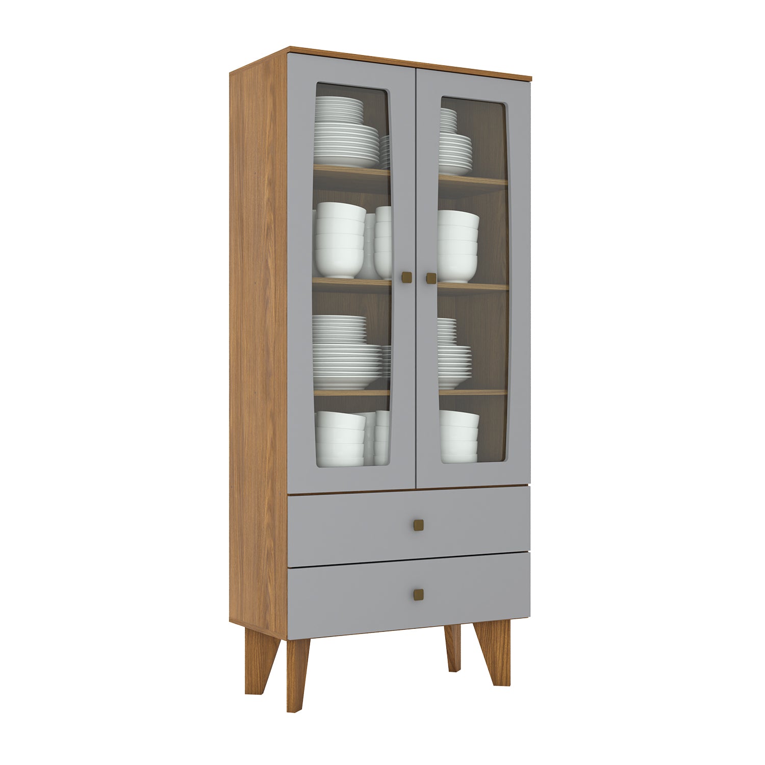 Vitrina Hannah Gris, Natural