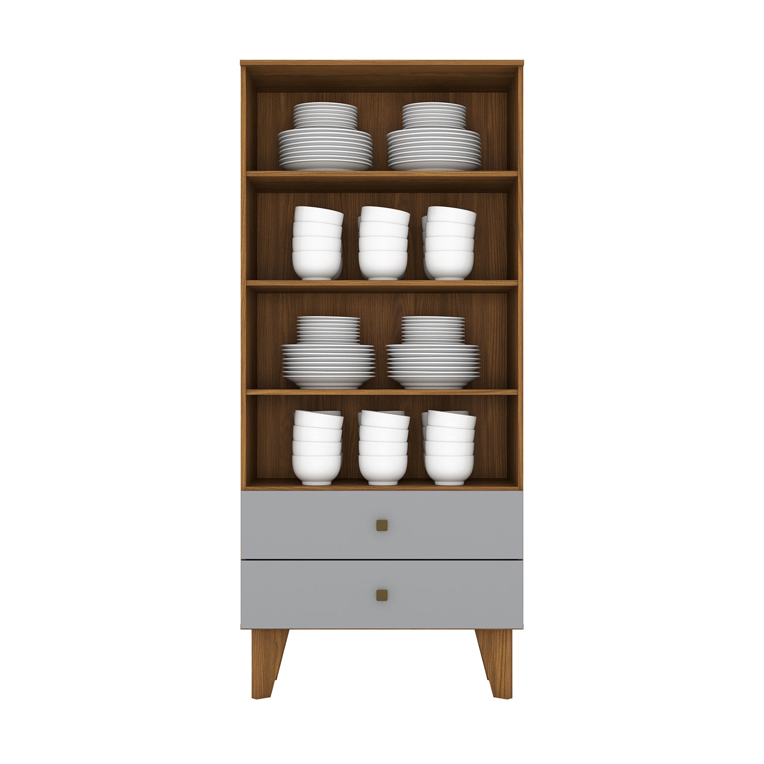 Vitrina Hannah Gris, Natural