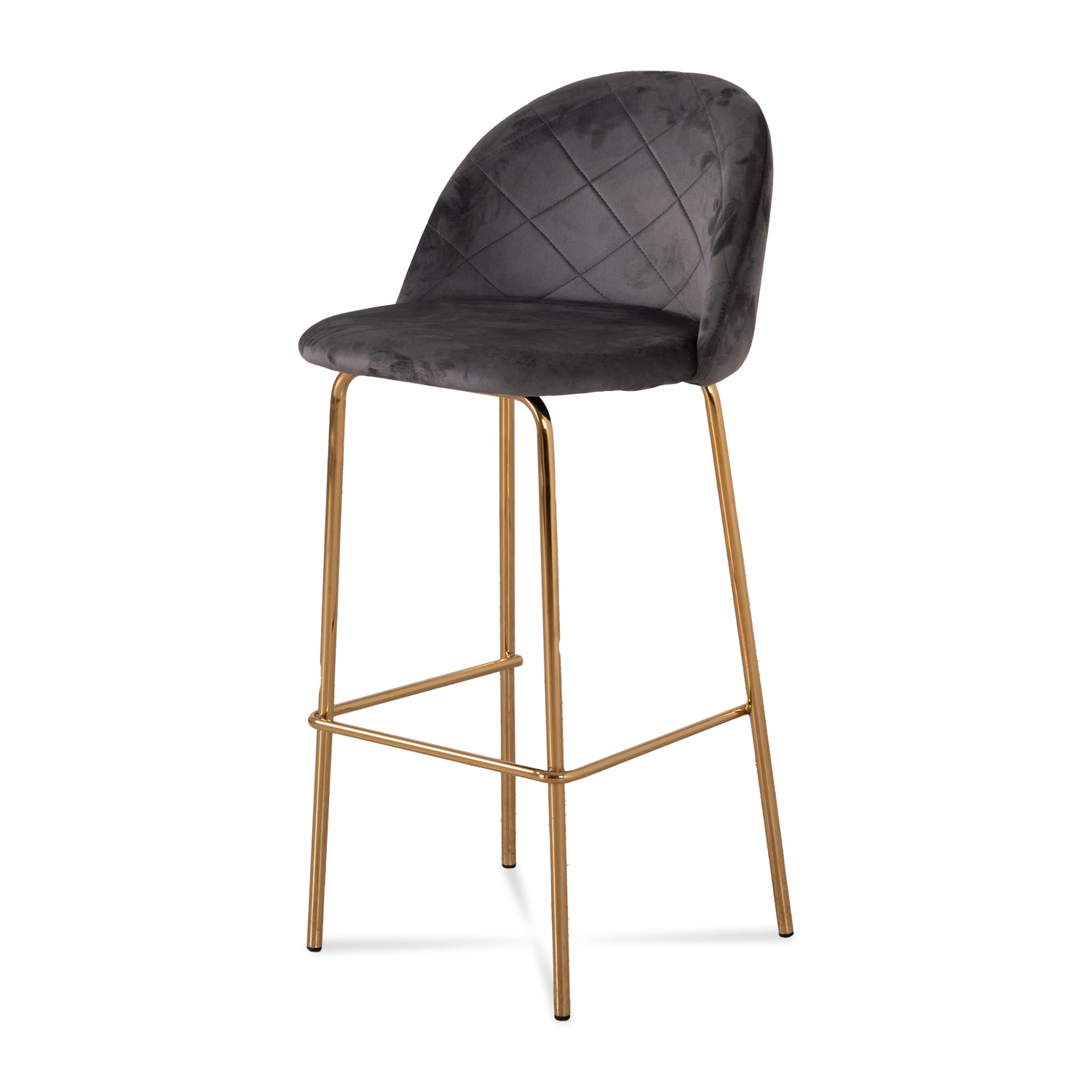 Silla Bar Kitty Velvet Gris