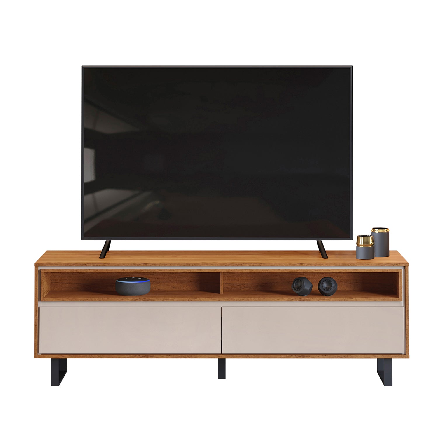 Mesa de Tv Marc Off White, Natural