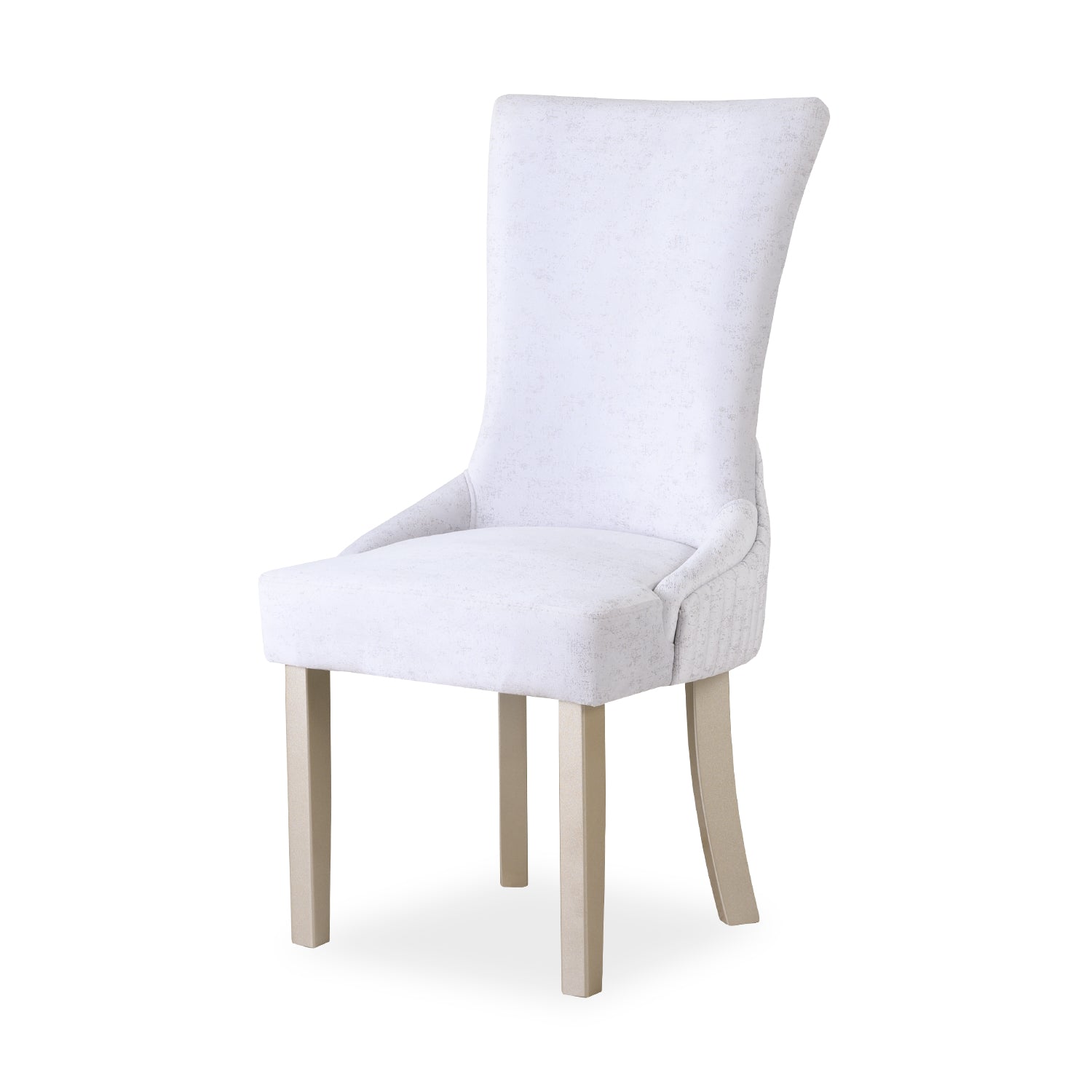 Comedor 6 Puestos Roma Velvet Eleganza Plata, Champaña