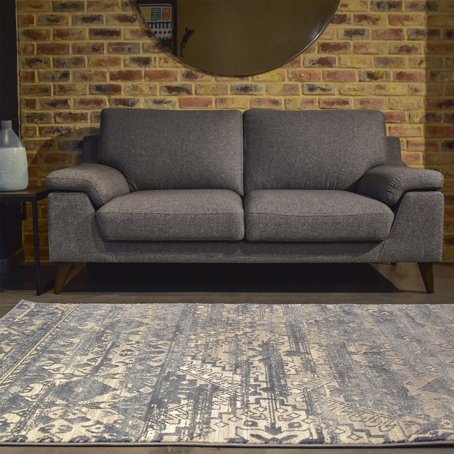 Alfombra 160X230 Azul Vinci