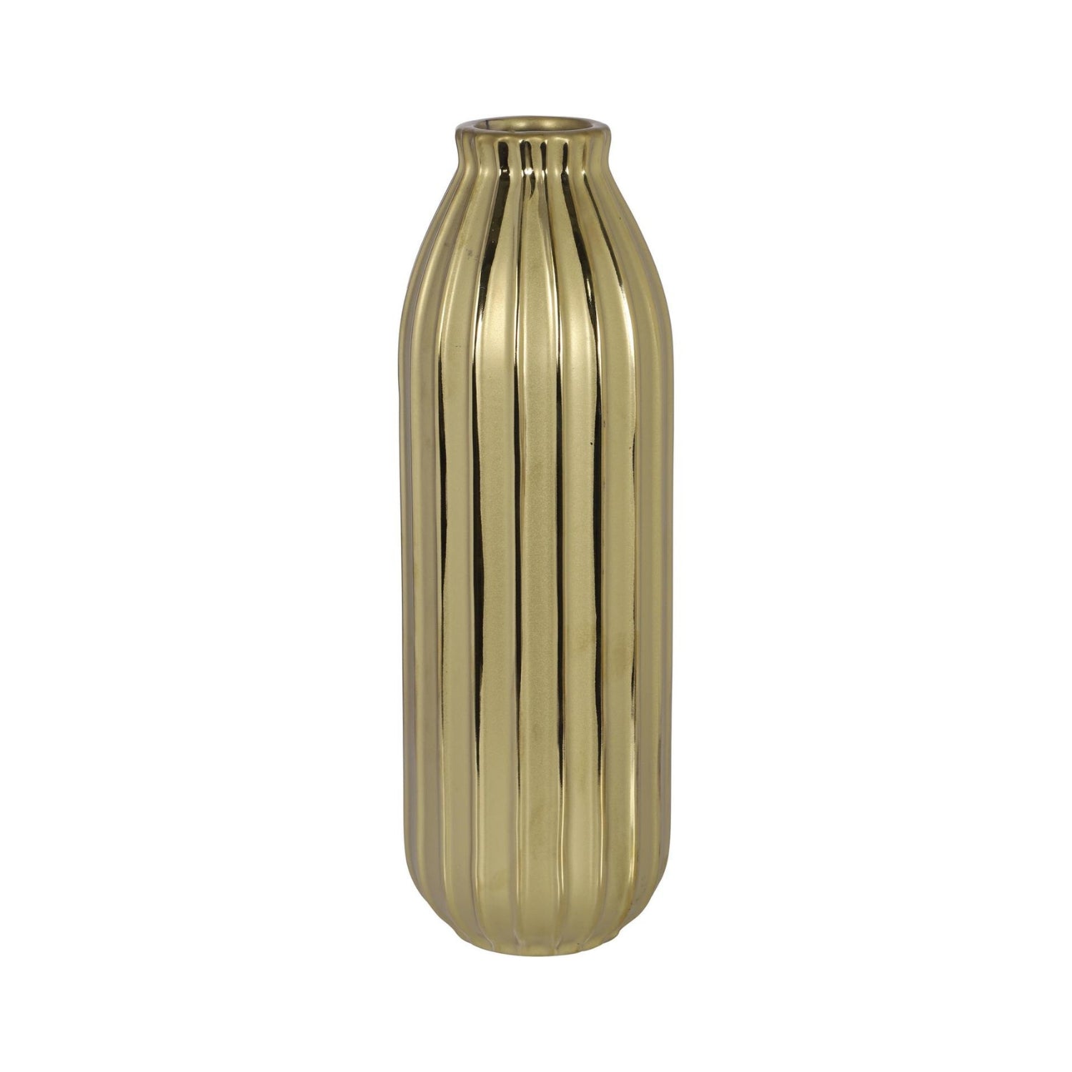 Jarron 14X14X40 Oro Botle