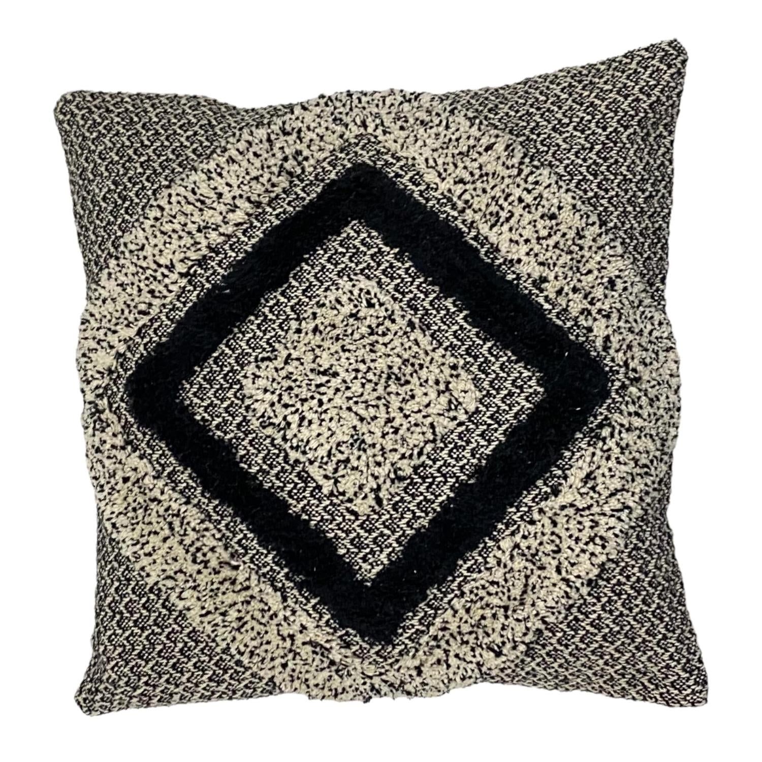 Funda Cojín 45X45 Gris, Negro Nomada 2