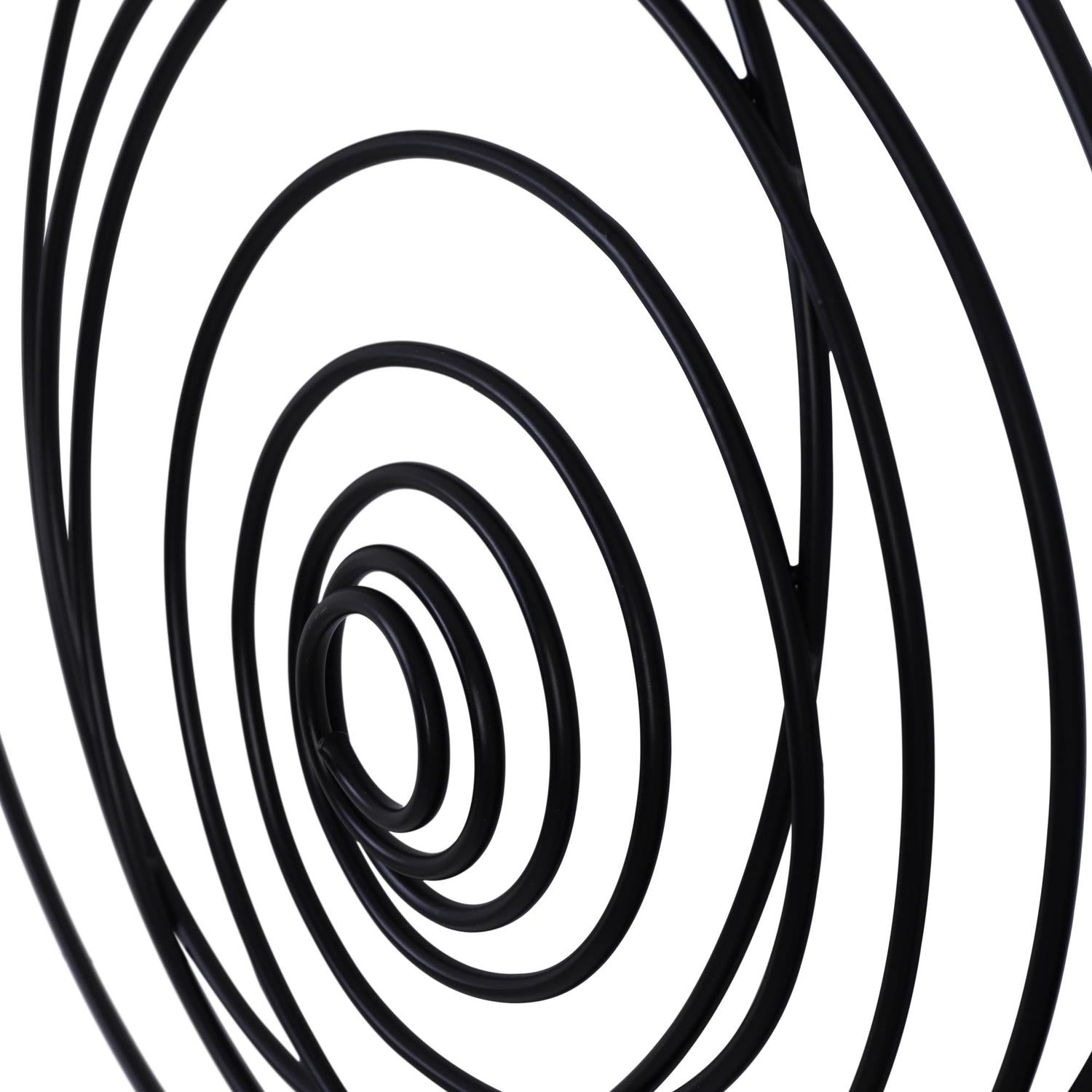 Aplique 61X8X61 Negro Espiral