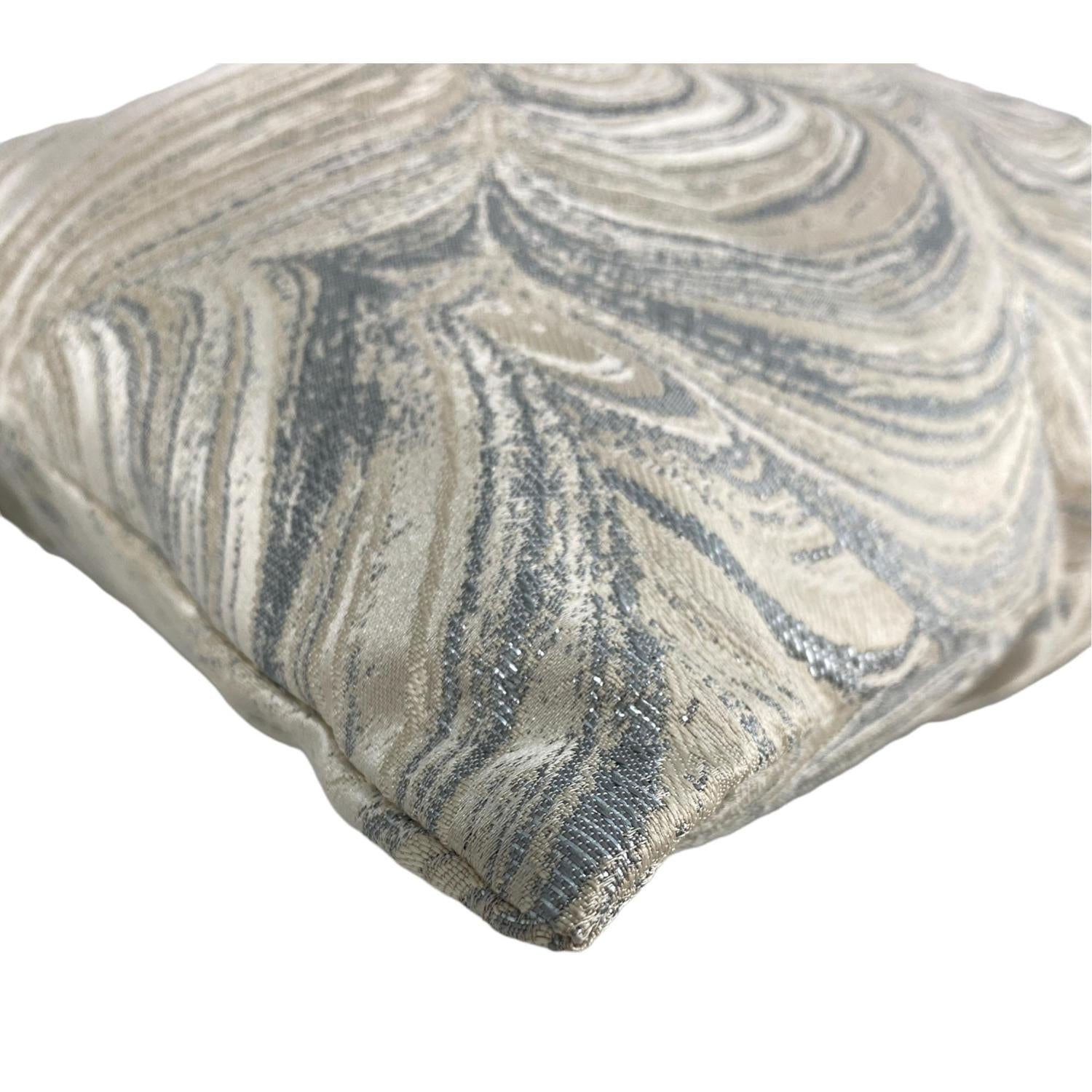 Cojín 50X30 Champaña, Plata Milan