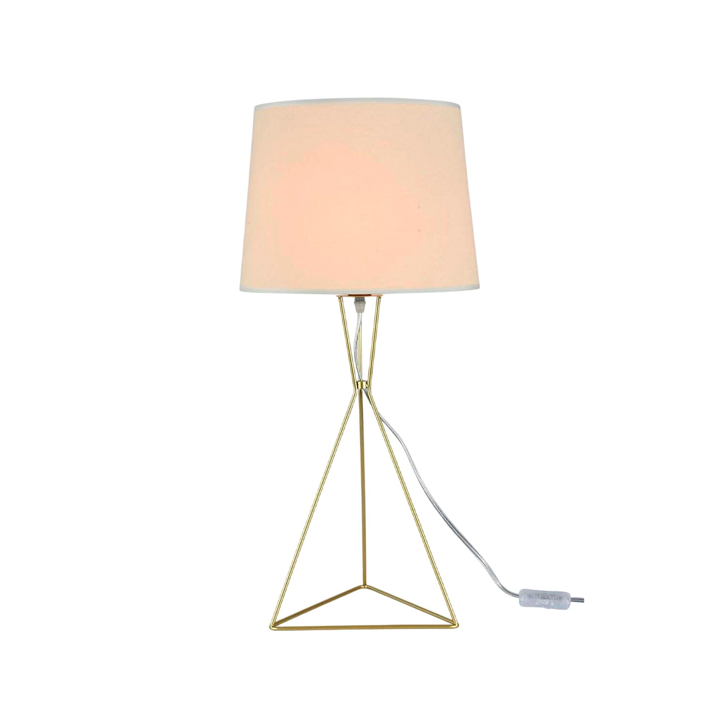 Lámpara De Mesa Beige Xena Honey