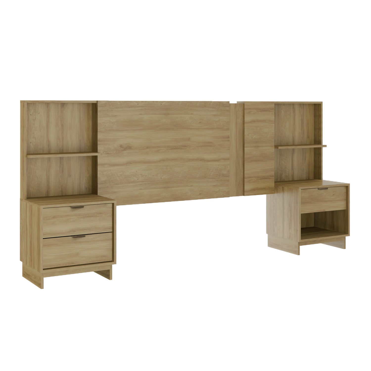 Cabecera 160 Ceratto Natural Flex + Nochero*