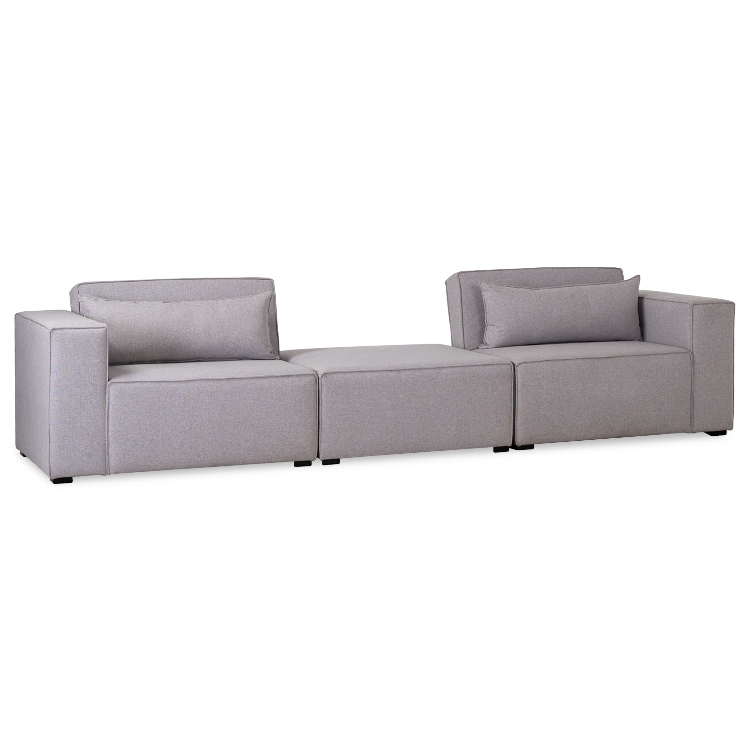 Puff Memphis Lino Klap Gris