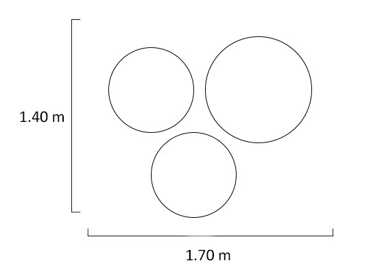 Mesa De Centro Venice Negro Set X3