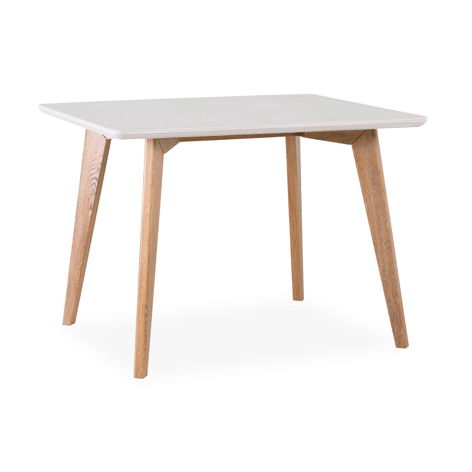 Comedor 4 Puestos Camille Lino Verona Beige, Cubierta Natural
