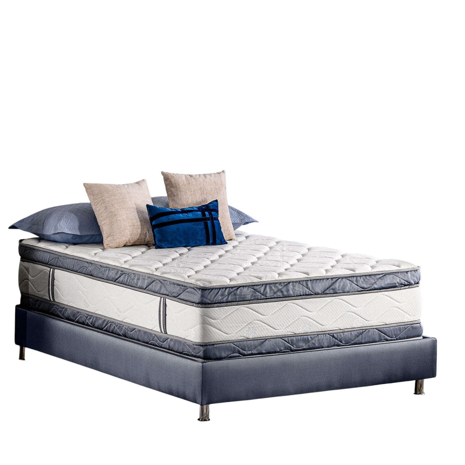 Colchón Queen Renacer Plus Doble Pilow Top (Garantia 9 Años)