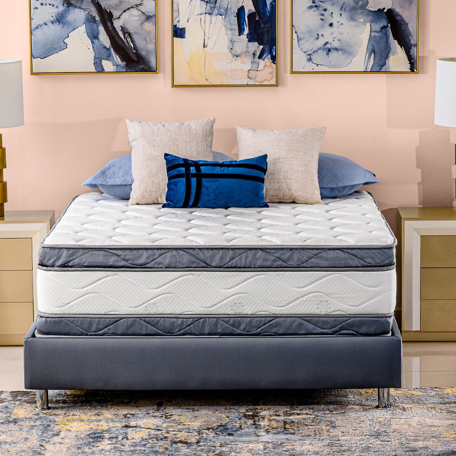 Colchón Queen Renacer Plus Doble Pilow Top (Garantia 9 Años)