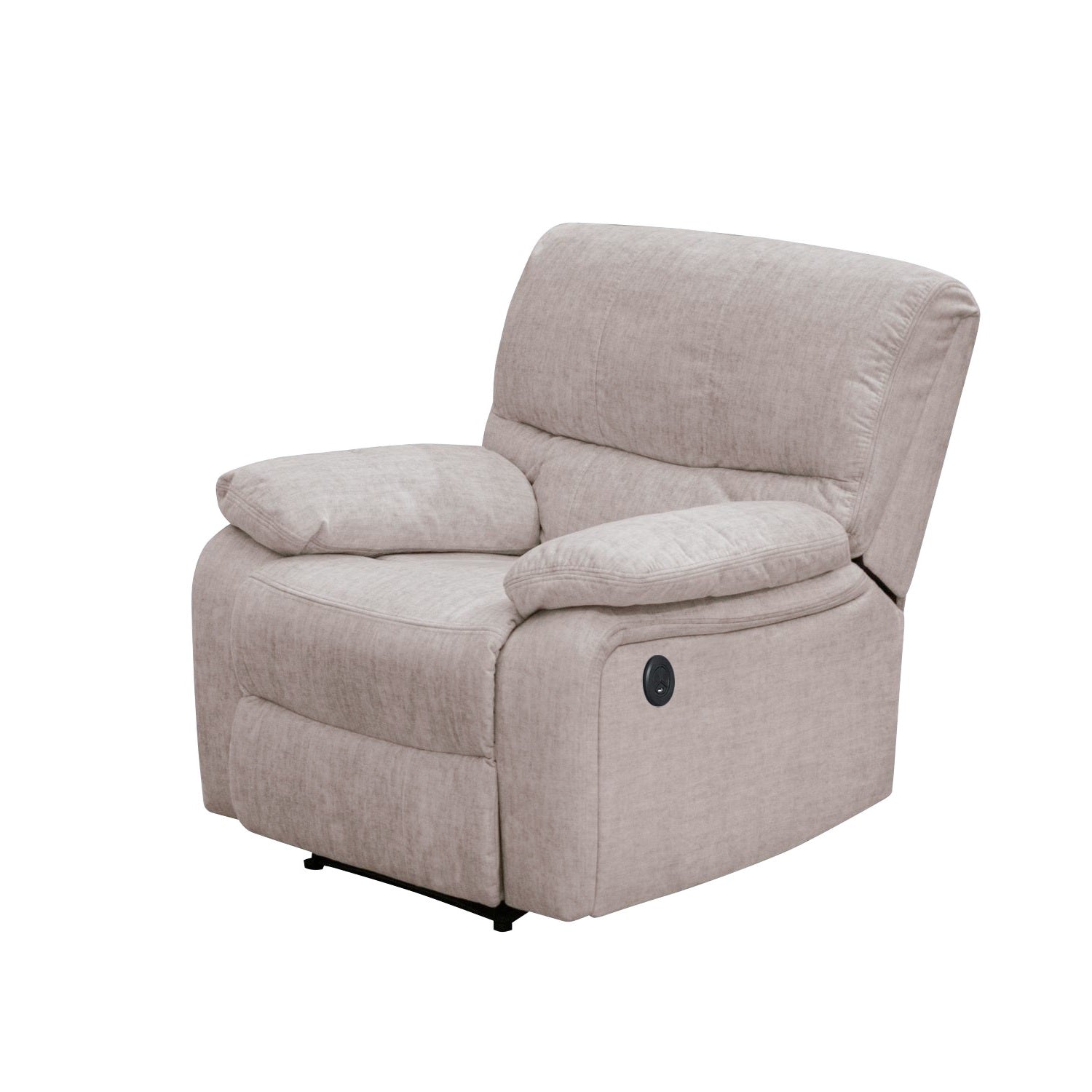 Sillón Reclinable Star Velvet Atlas Marmol Eléctrica