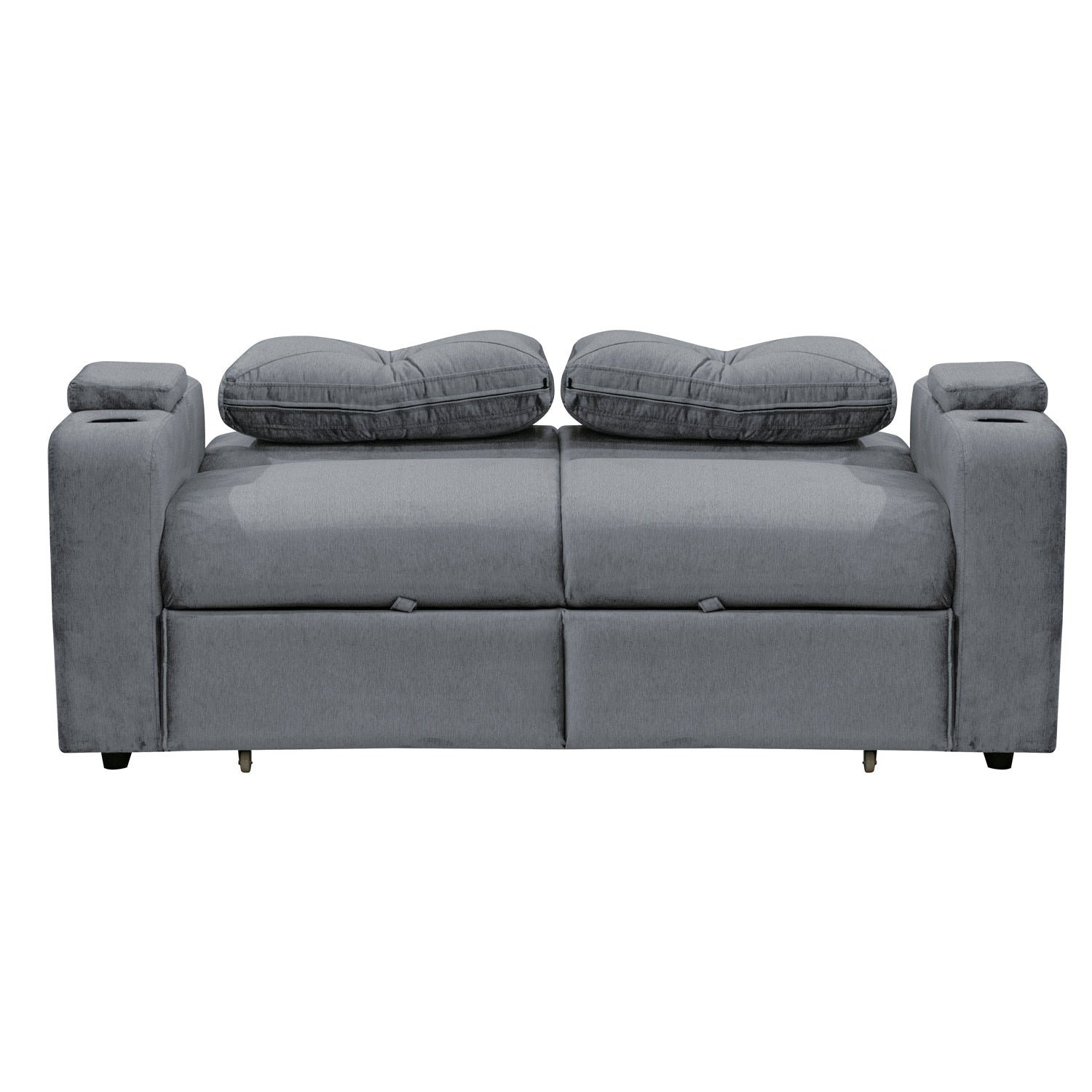 Sofá  Cama Boston Velvet Suprema Gris