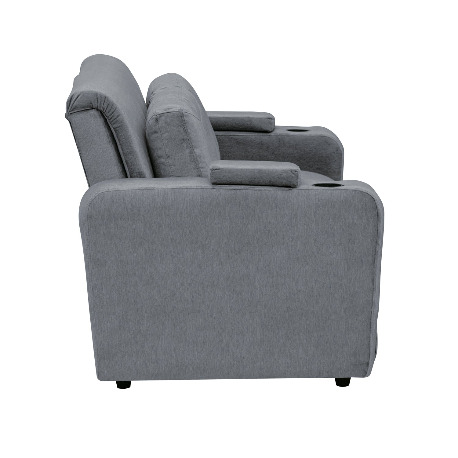 Sofá  Cama Boston Velvet Suprema Gris