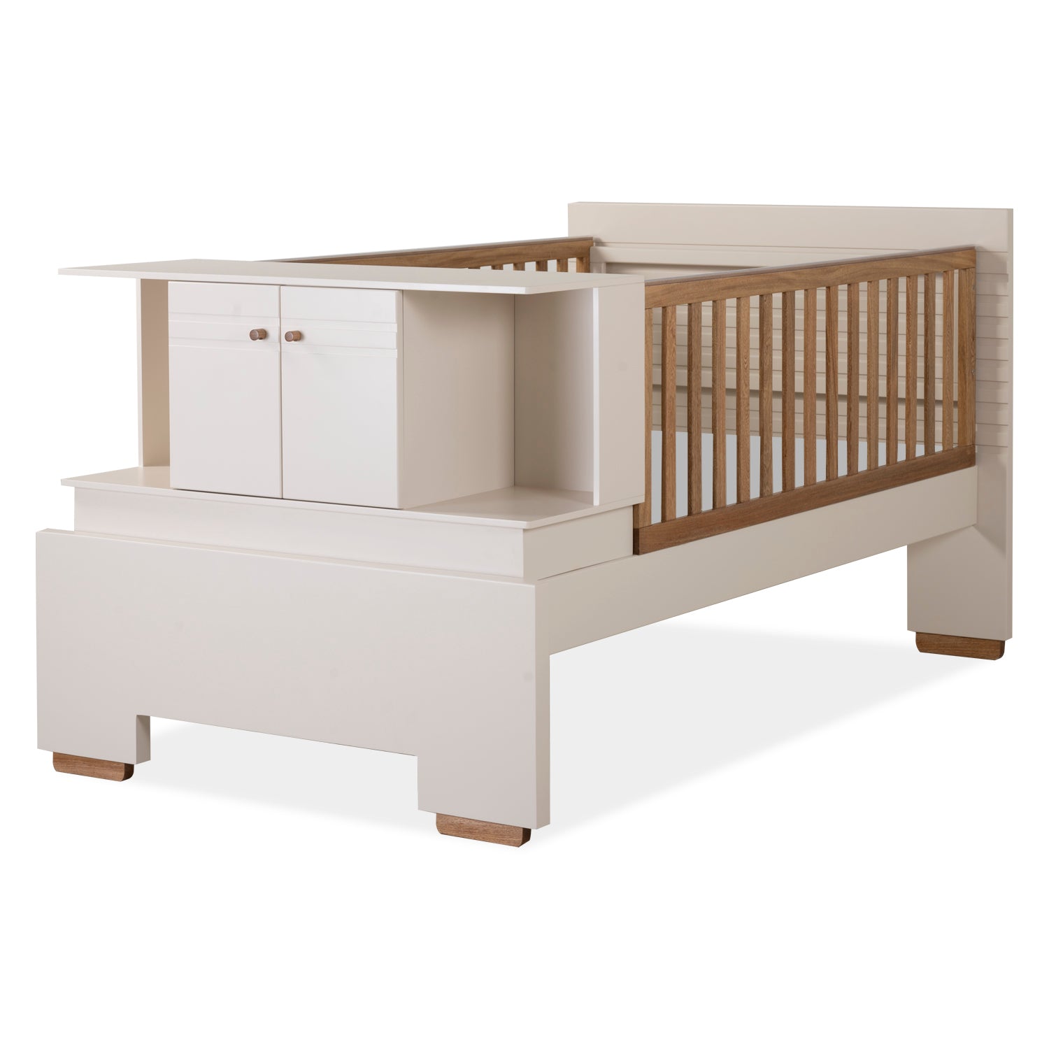 Cuna Para Bebé 1.00 Finlandia Natural, Off White