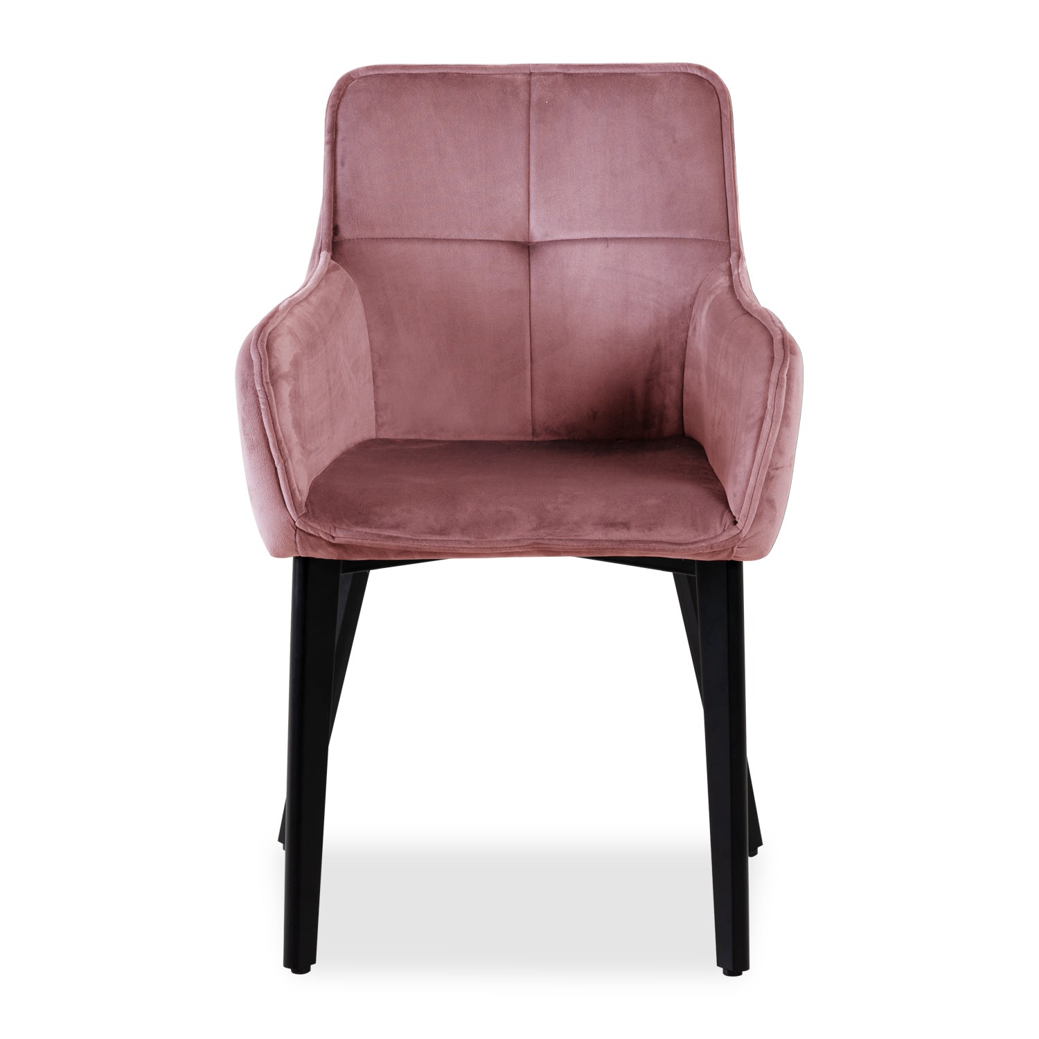 Silla De Comedor Kyoto Velvet Coral, Negro