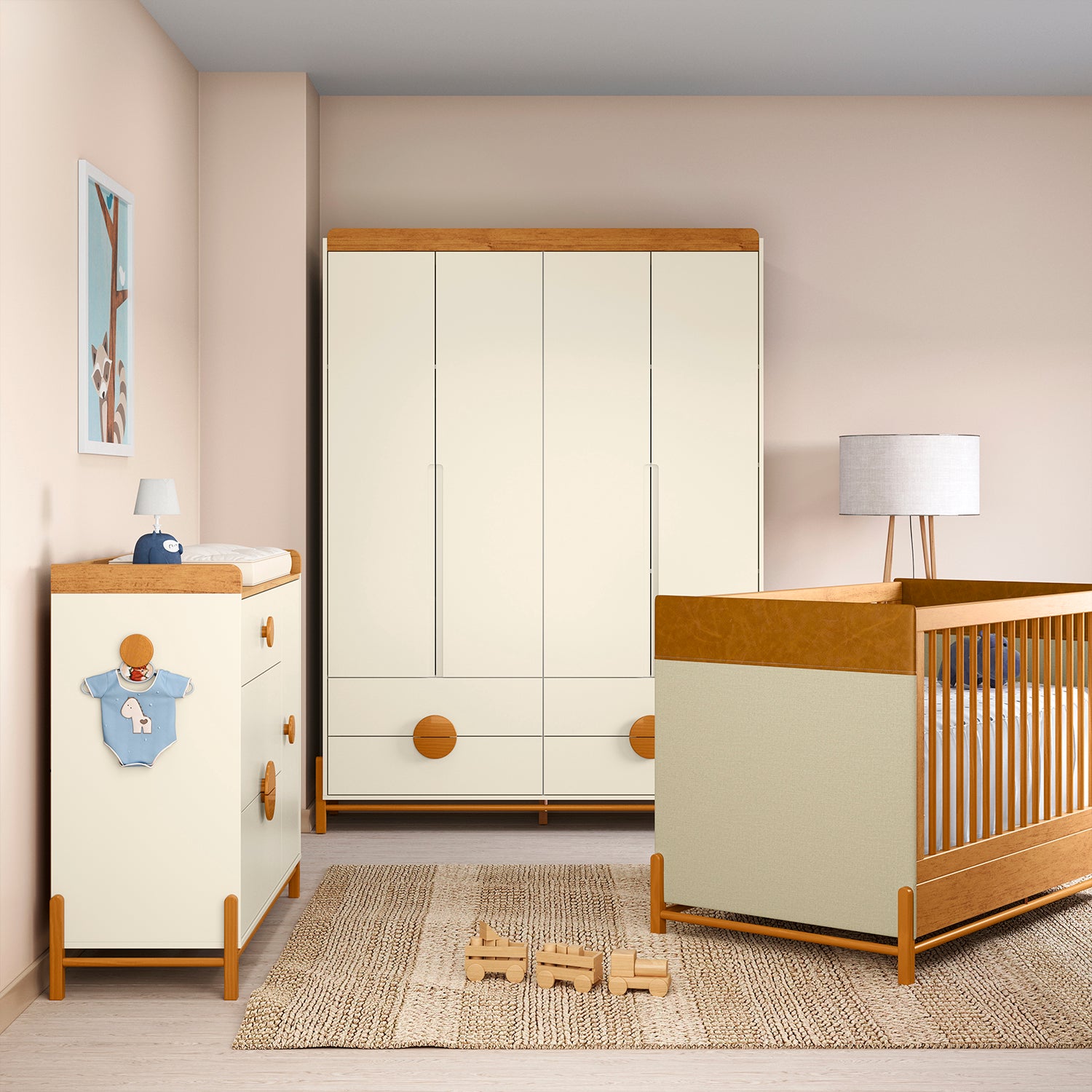 Cuna Para Bebé Ted Miel