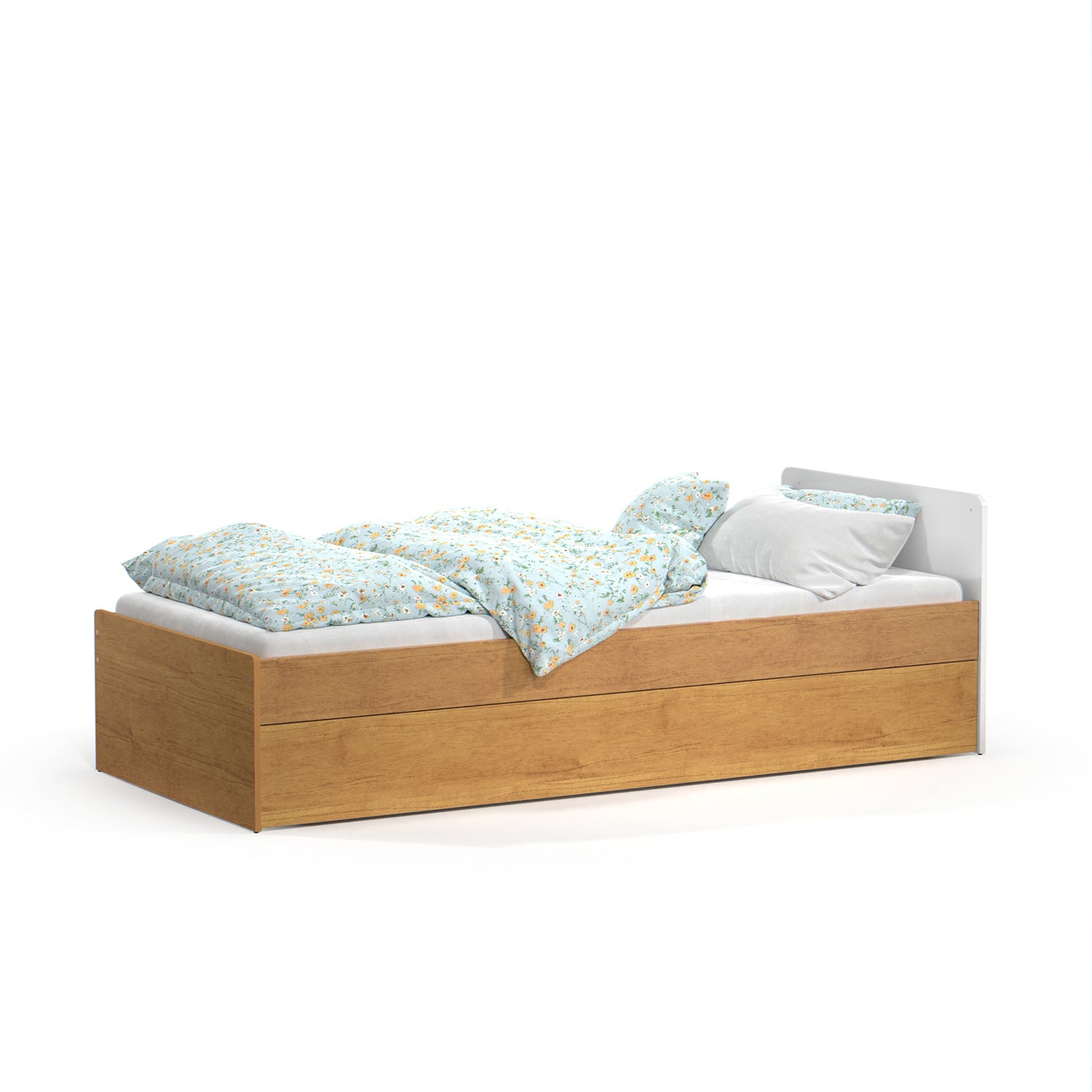 Cama Cuna Para Bebé Moys Blanco, Miel