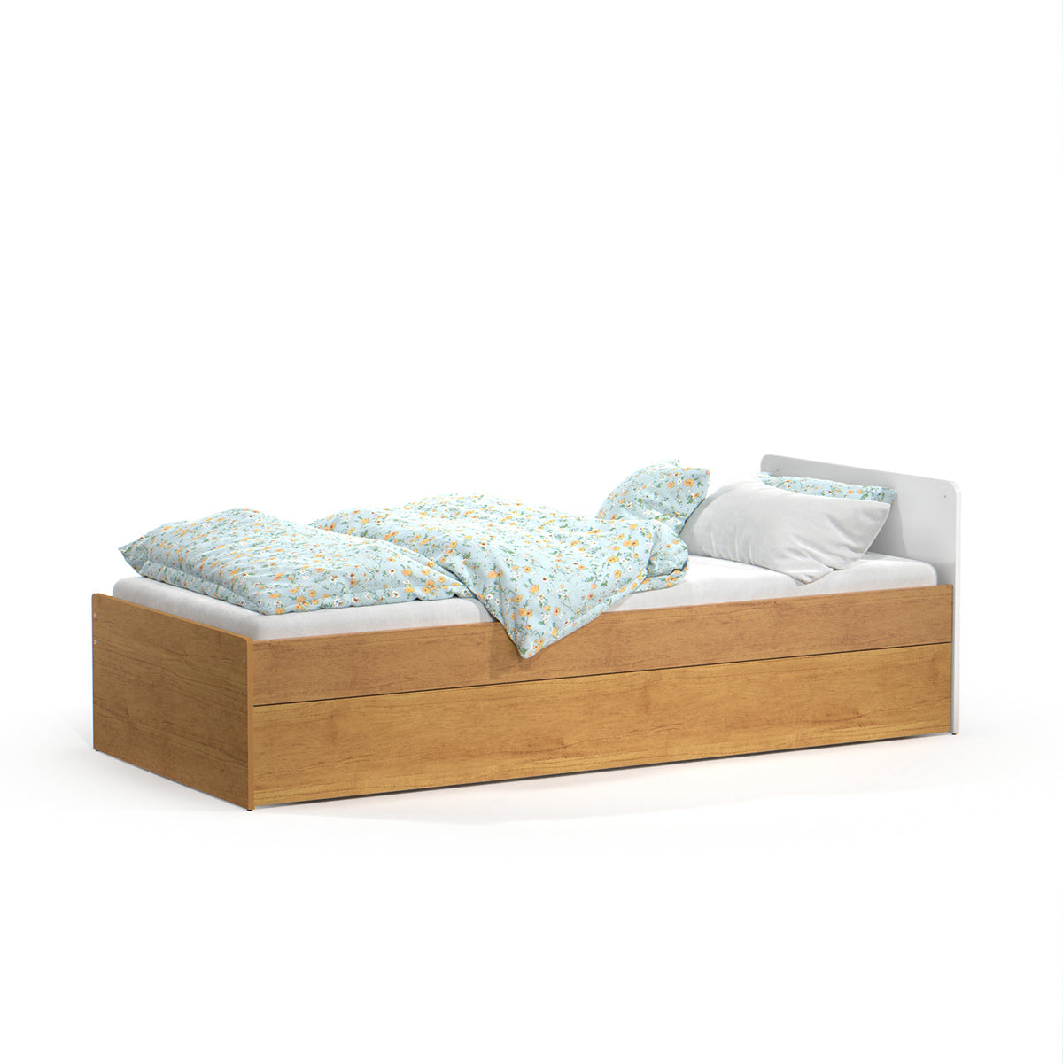 Cama Cuna Para Bebé Moys Blanco, Miel