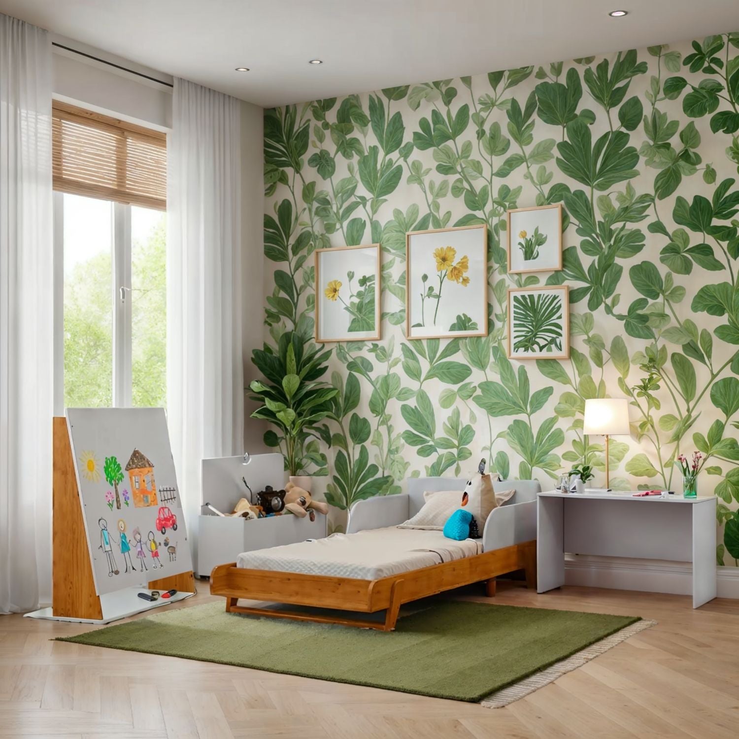 Cama Cuna Maggic Blanco, Miel