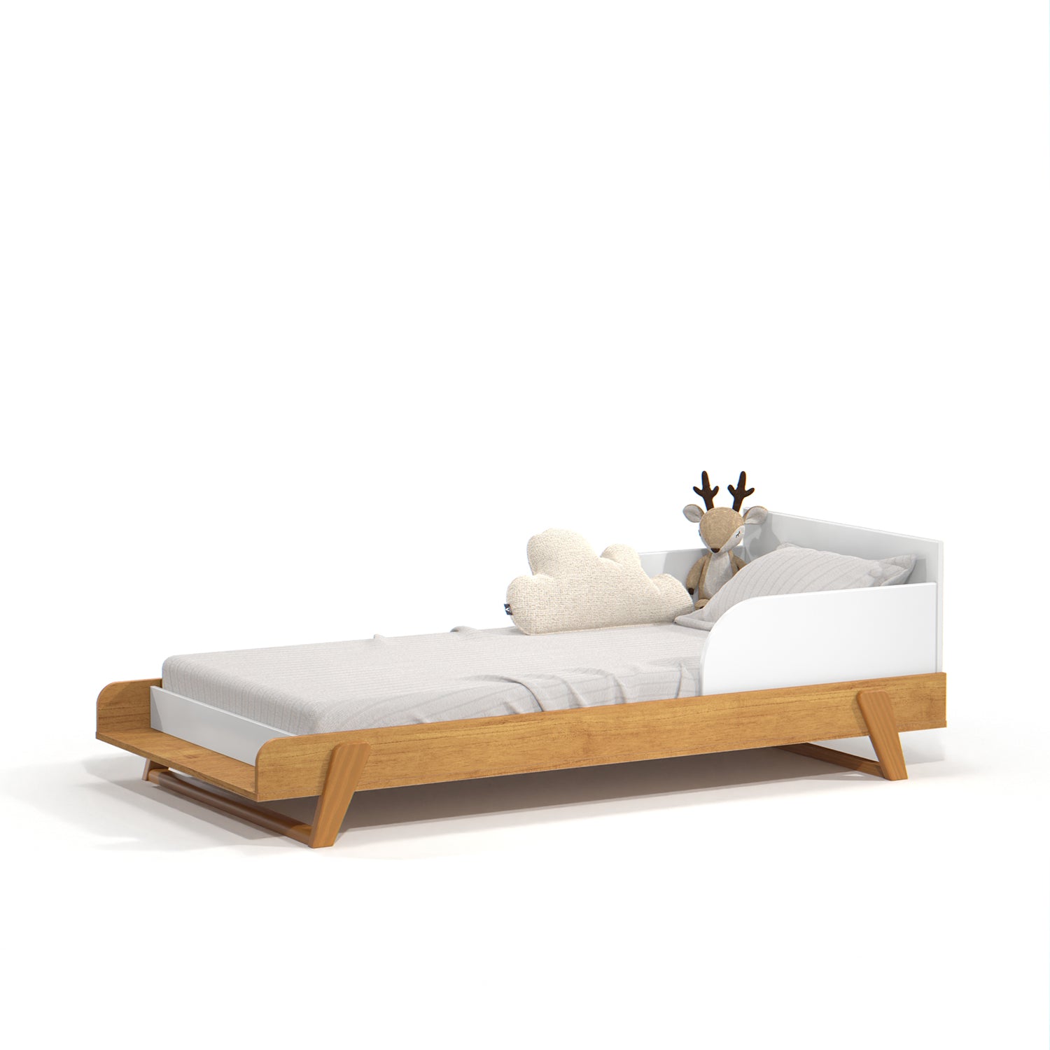 Cama Cuna Maggic Blanco, Miel