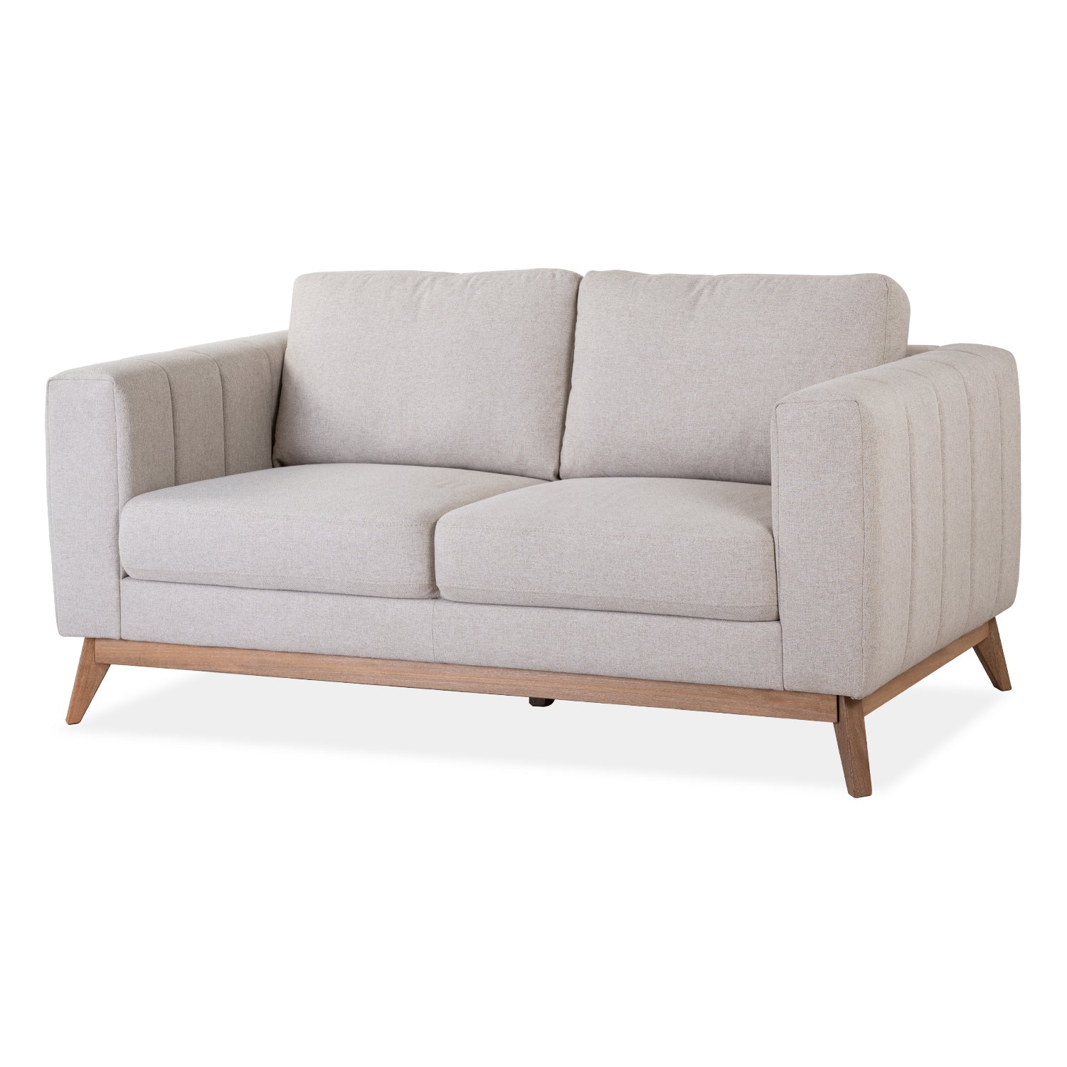 Sofá 3 Puestos Line Lino Verona Beige, Natural