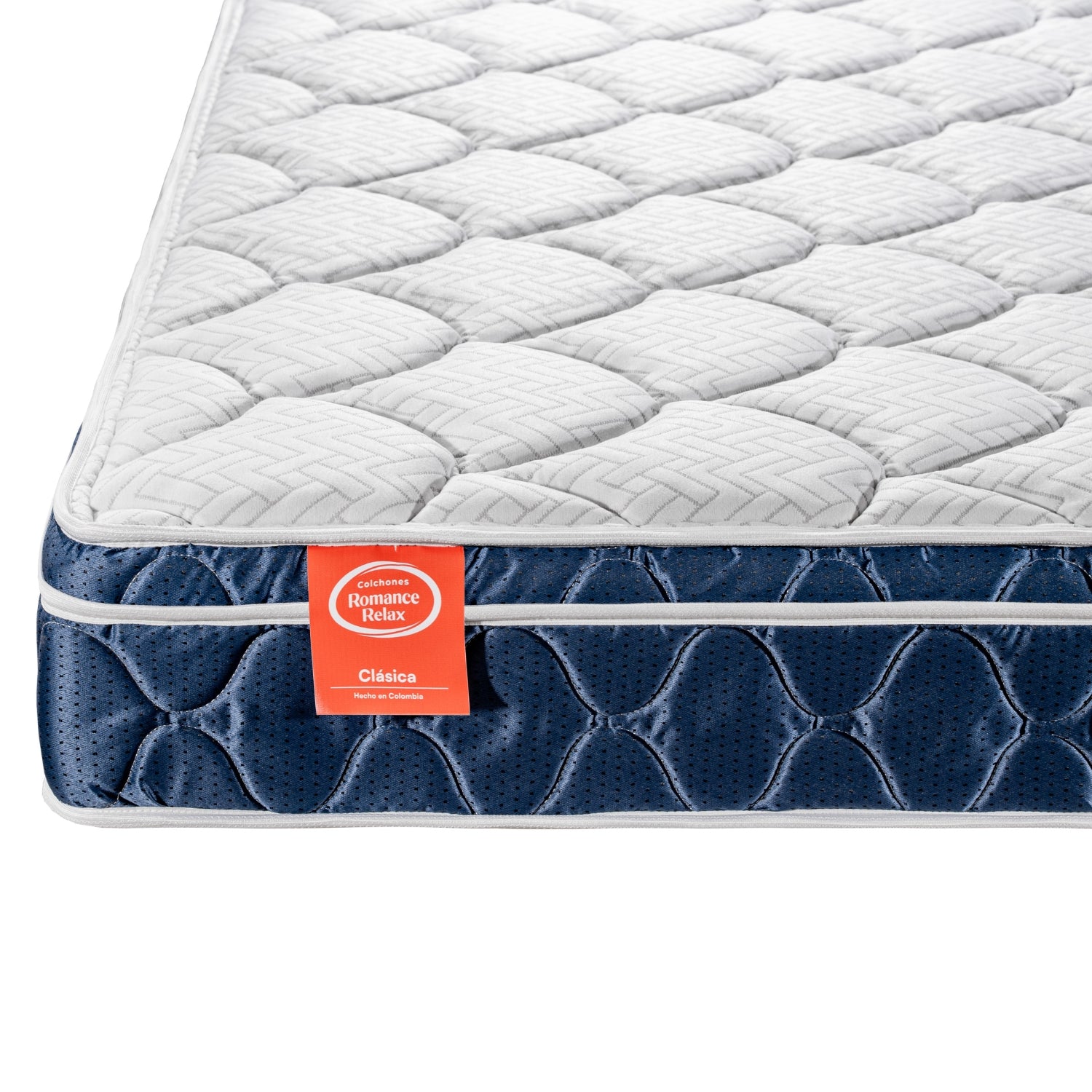 Combo Cama Doble Tokyo Beige, Natural + 2 Nocheros Donny + Colchón Horizon Soft