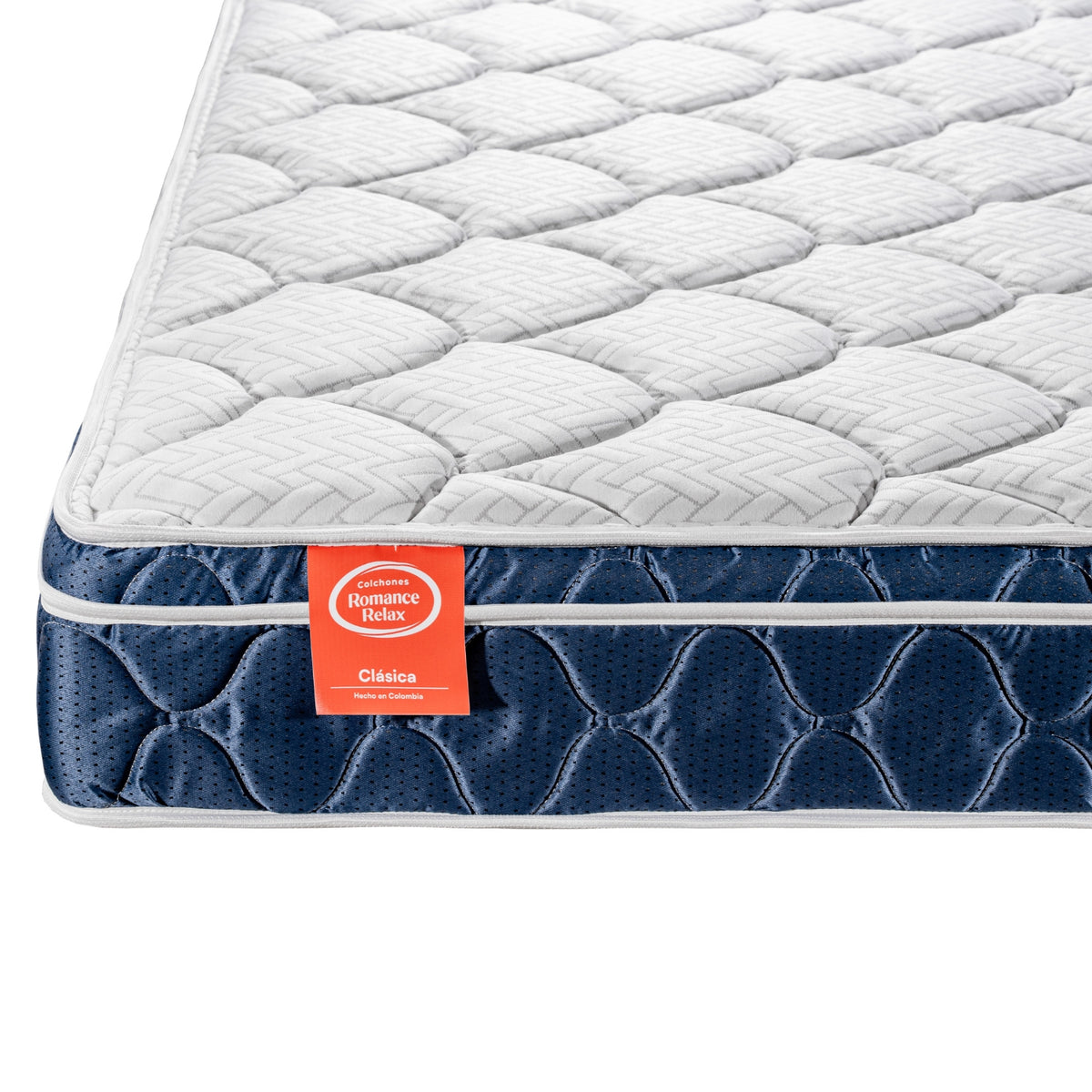 Combo Cama Doble Tokyo Taupe, Natural + 2 Nocheros Donny + Colchón Horizon Soft