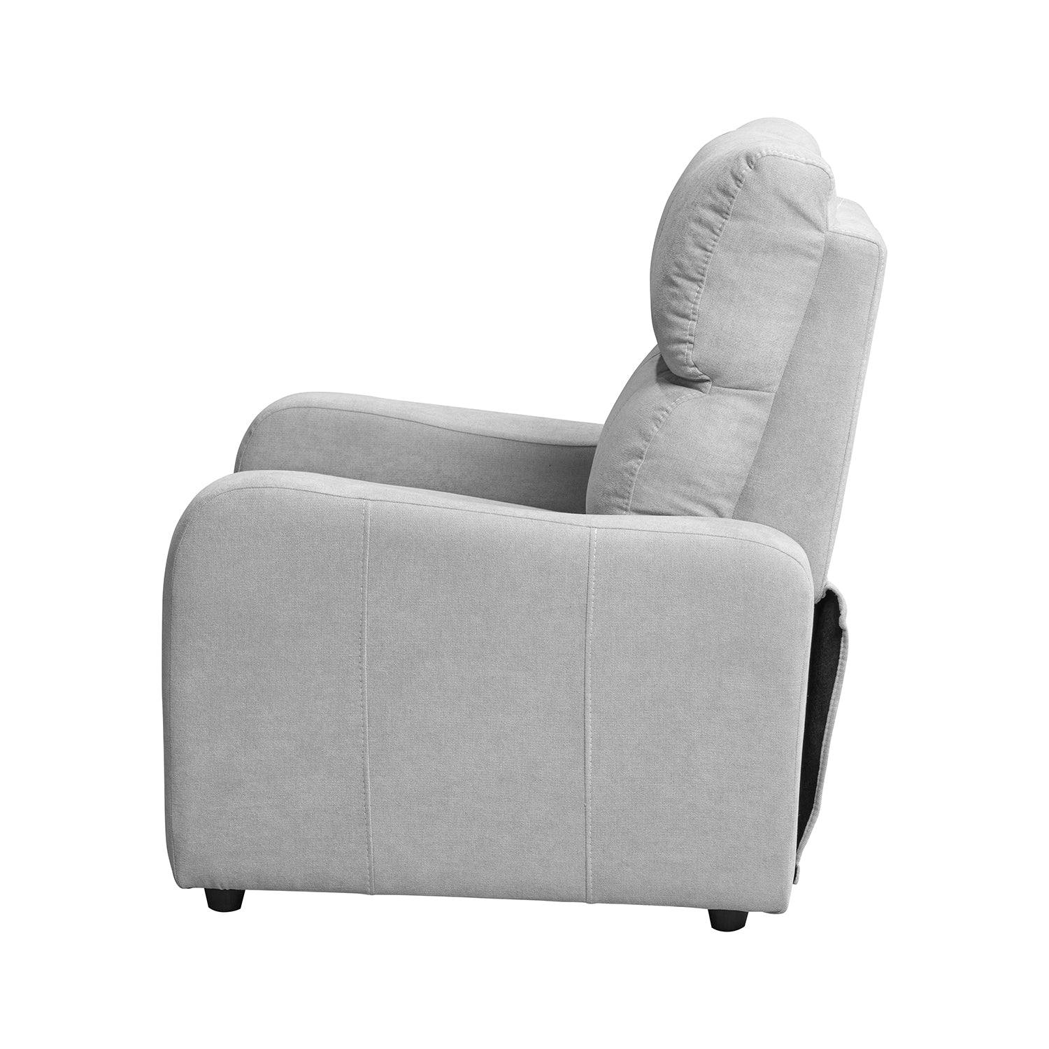 Combo Panel De Tv Pier 133X132X31 Off White + Silla Reclinable Daytona Kazan Plata