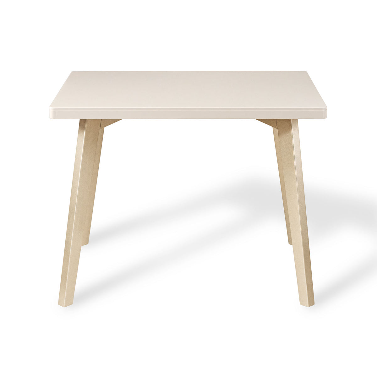 Combo Sala Rinconera Montier Beige, Champaña + Comedor 4 Puestos Cannes Eurolino Marfil, Champaña