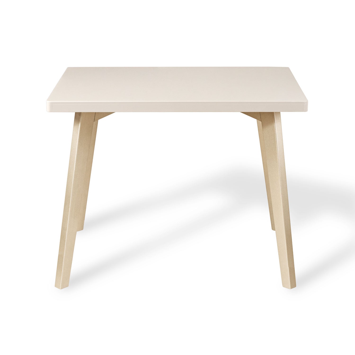 Combo Sala Rinconera Montier Beige, Champaña + Comedor 4 Puestos Cannes Eurolino Marfil, Champaña