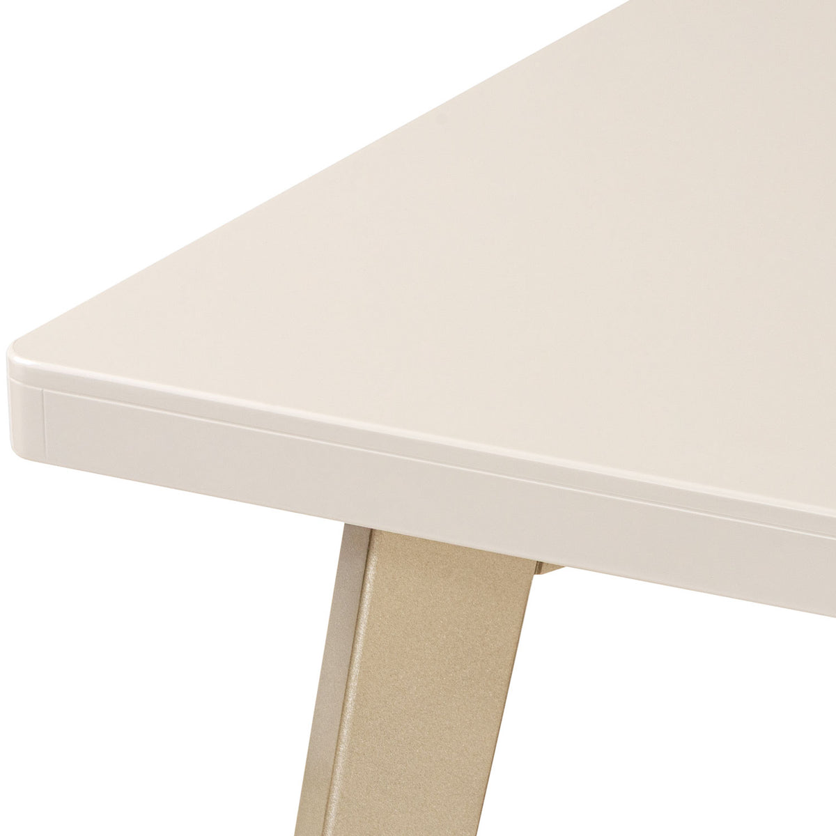 Combo Sala Rinconera Montier Beige, Champaña + Comedor 4 Puestos Cannes Eurolino Marfil, Champaña