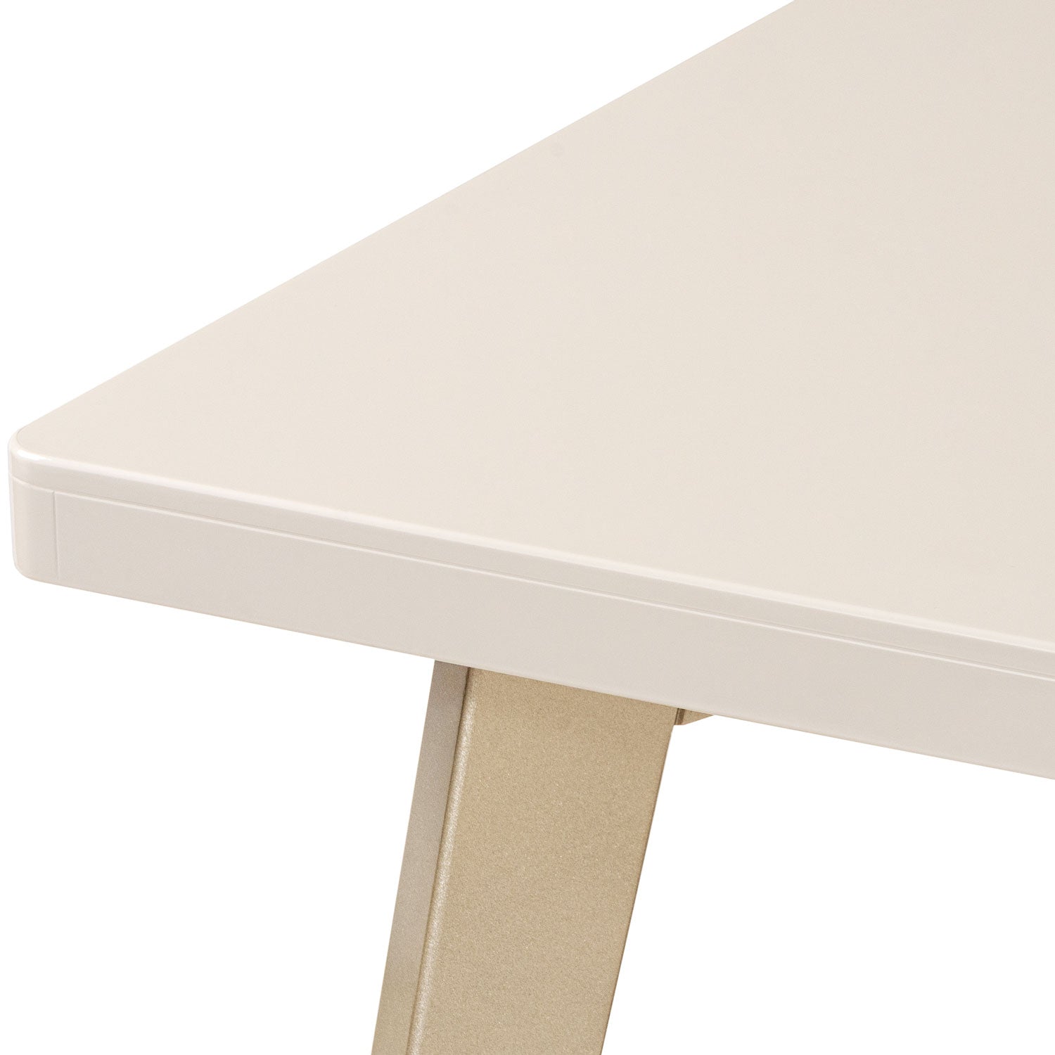 Combo Sala Rinconera Montier Beige, Champaña + Comedor 4 Puestos Cannes Eurolino Marfil, Champaña