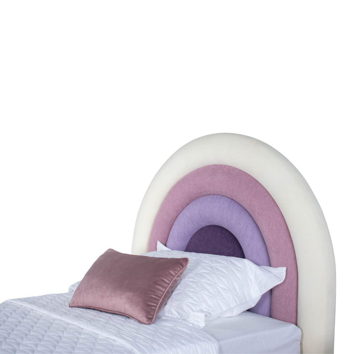 Cama 1.00 Alina Beige, Rosa, Lila, Natural