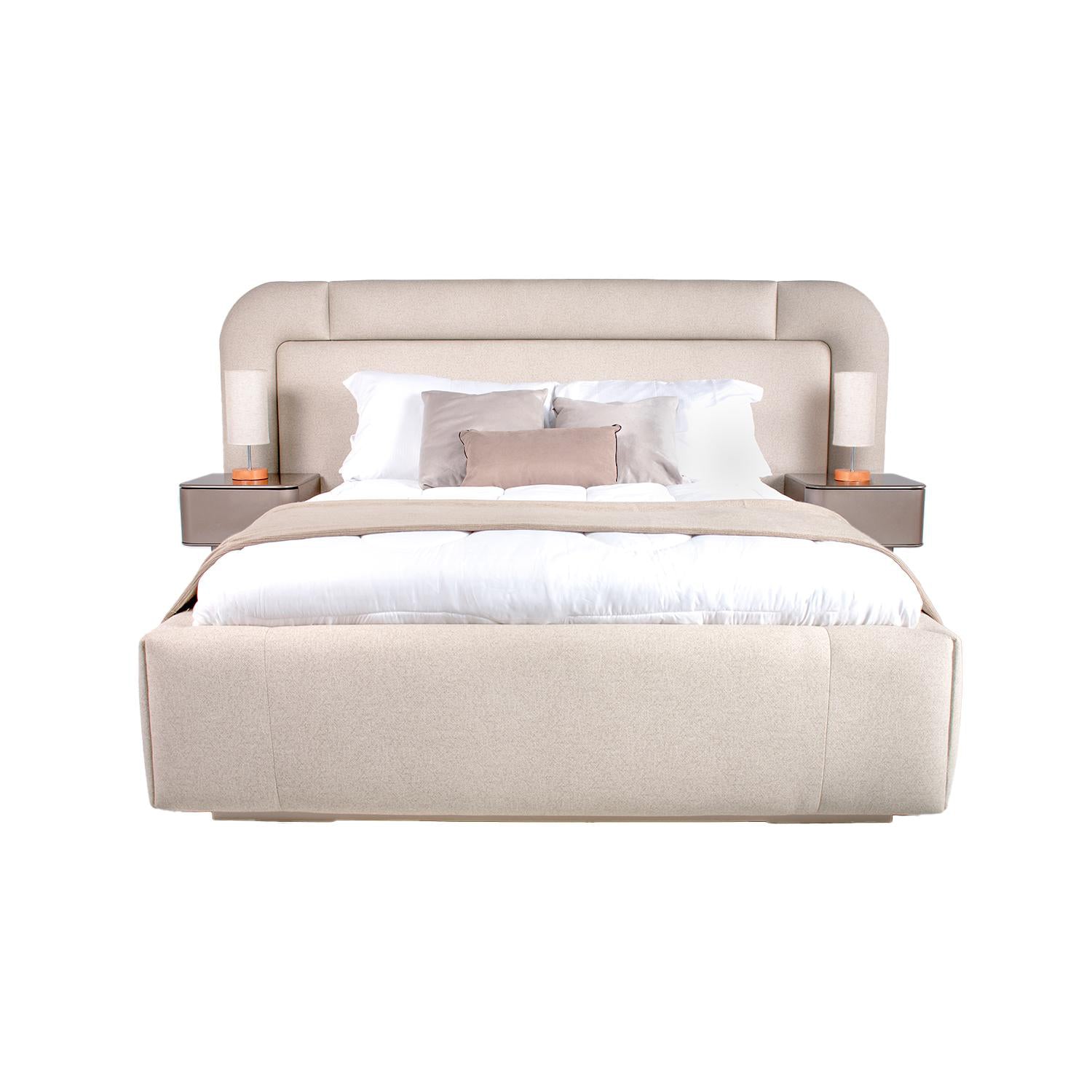 Cama 1.40 Porthos Eur Bali Beige, Off White