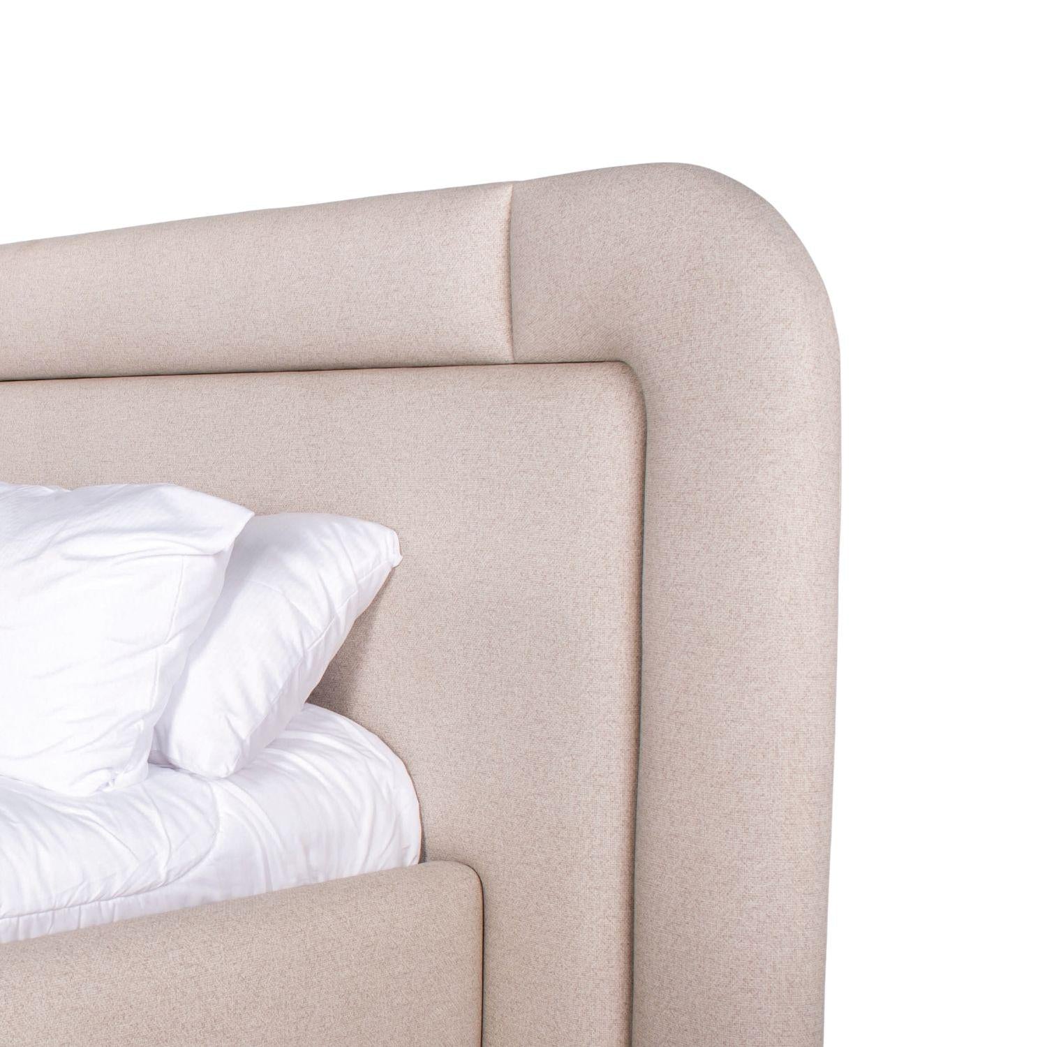 Cama 1.40 Porthos Eur Bali Beige, Off White