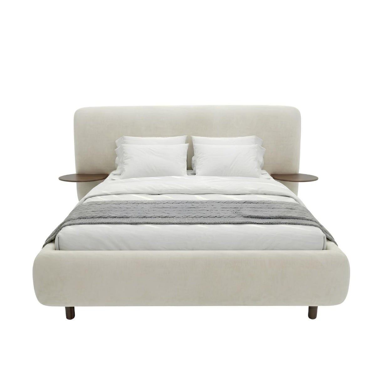 Alcoba Doble Cadiz Boucle Cocoa, Taupe Perla