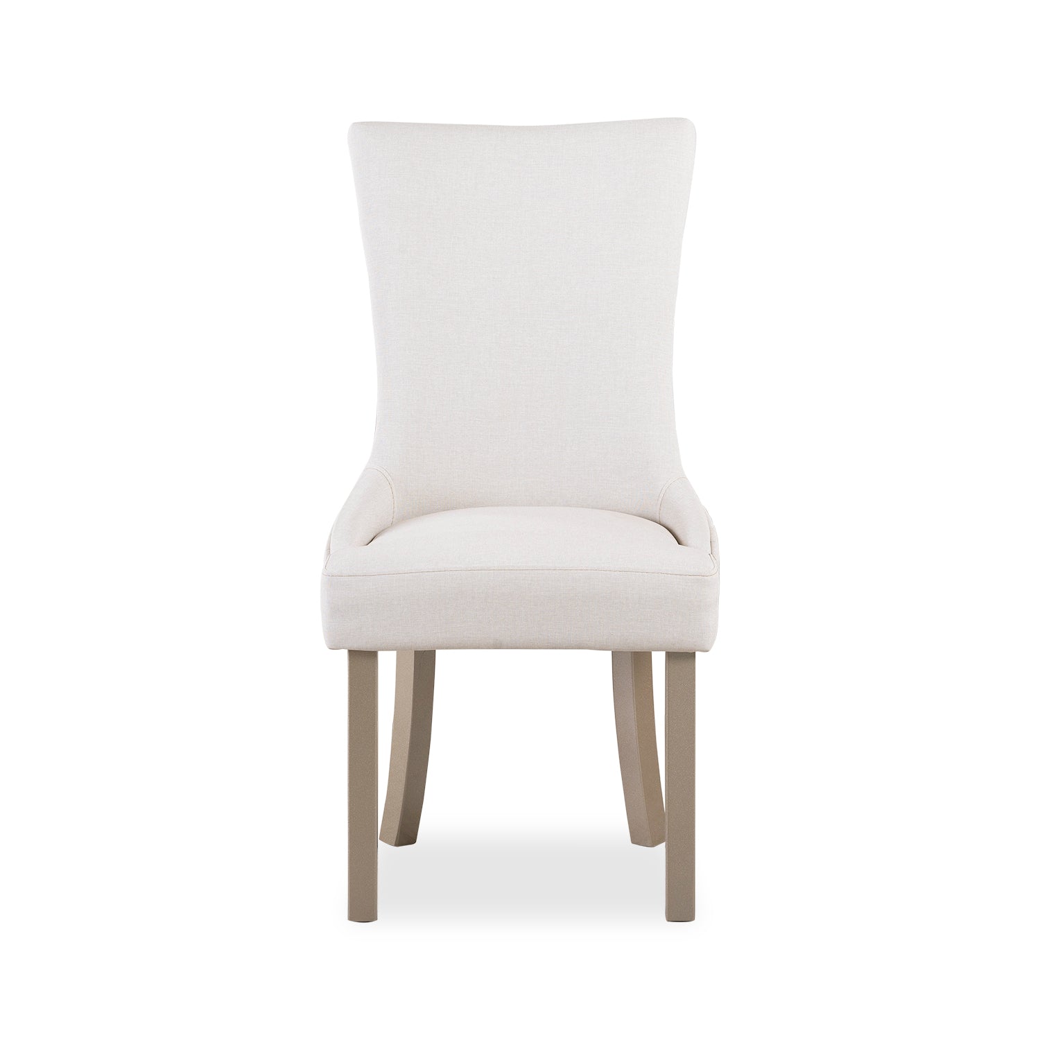 Silla Comedor Roma Eurolino Blanco Puro, Champaña