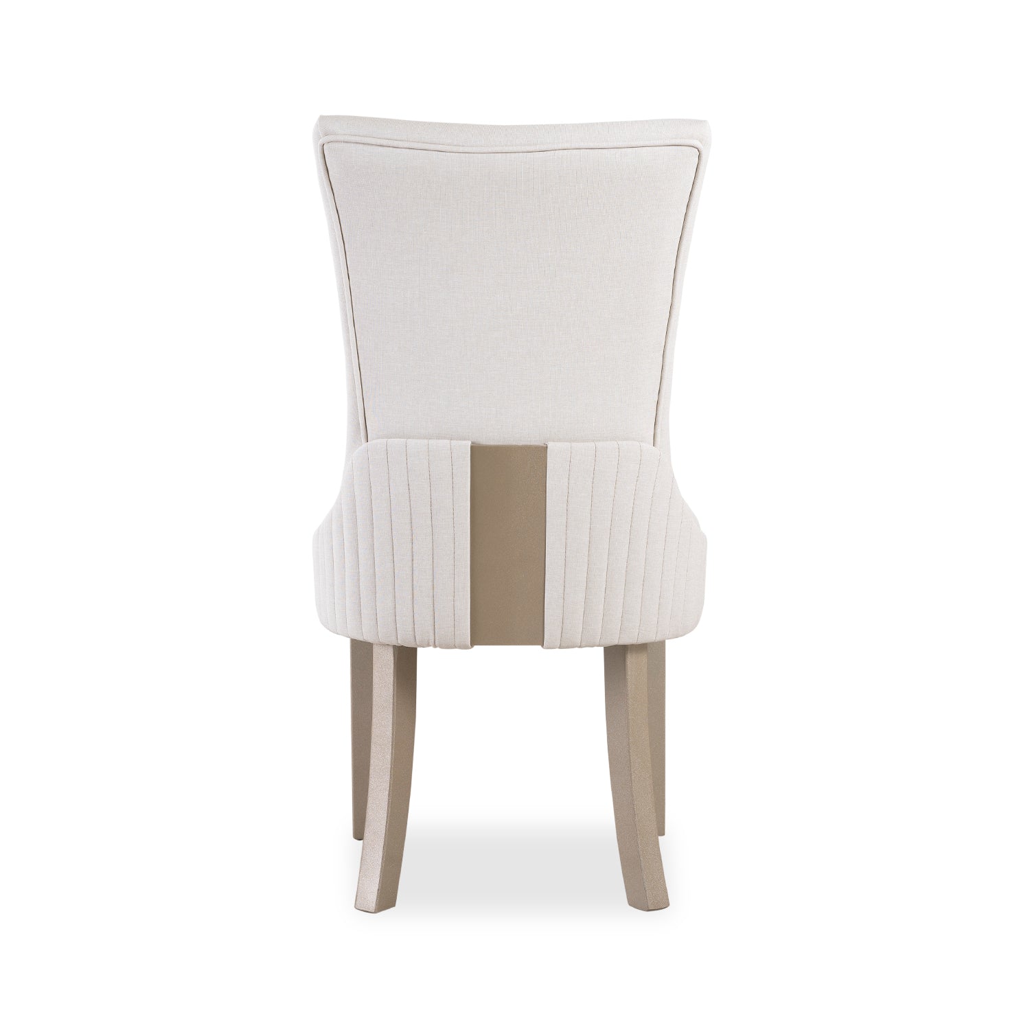 Silla Comedor Roma Eurolino Blanco Puro, Champaña
