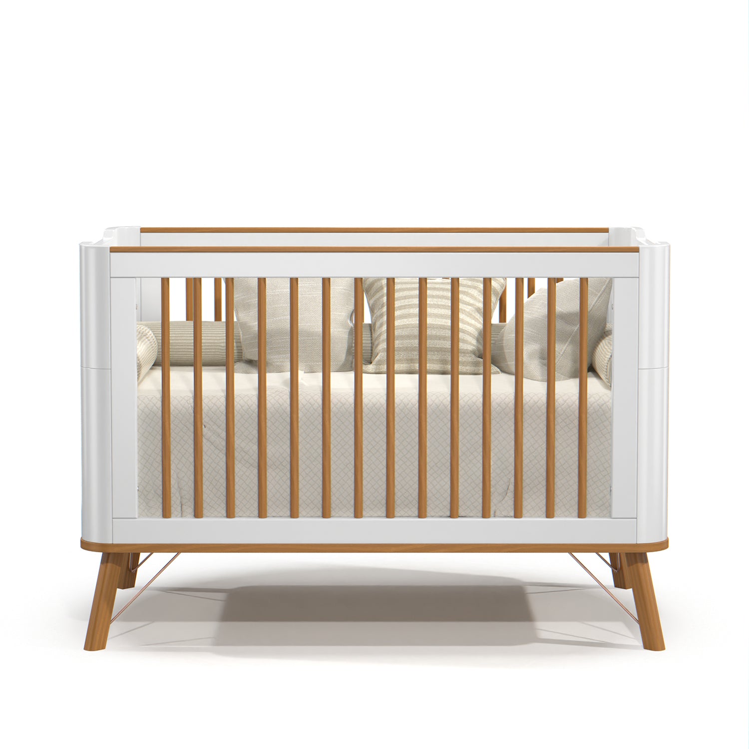 Cuna Para Bebé Albi Blanco, Miel