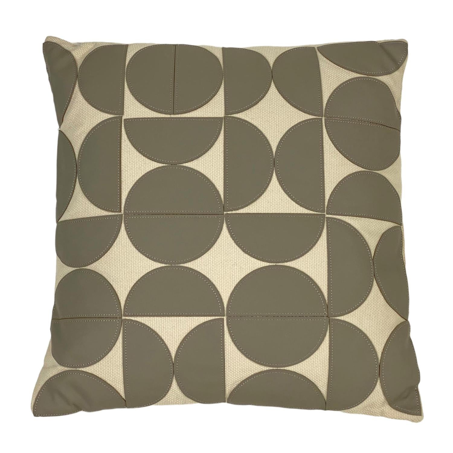 Cojín 45X45X15 Gris Beige Piedras Curve