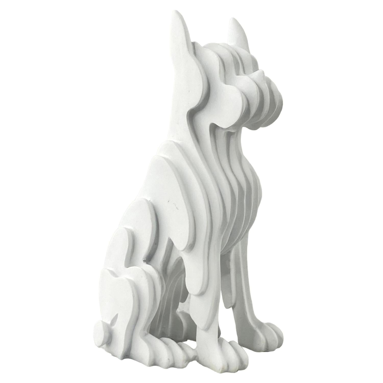 Figura 13.2X8.5X22.5 Blanco Perro Army