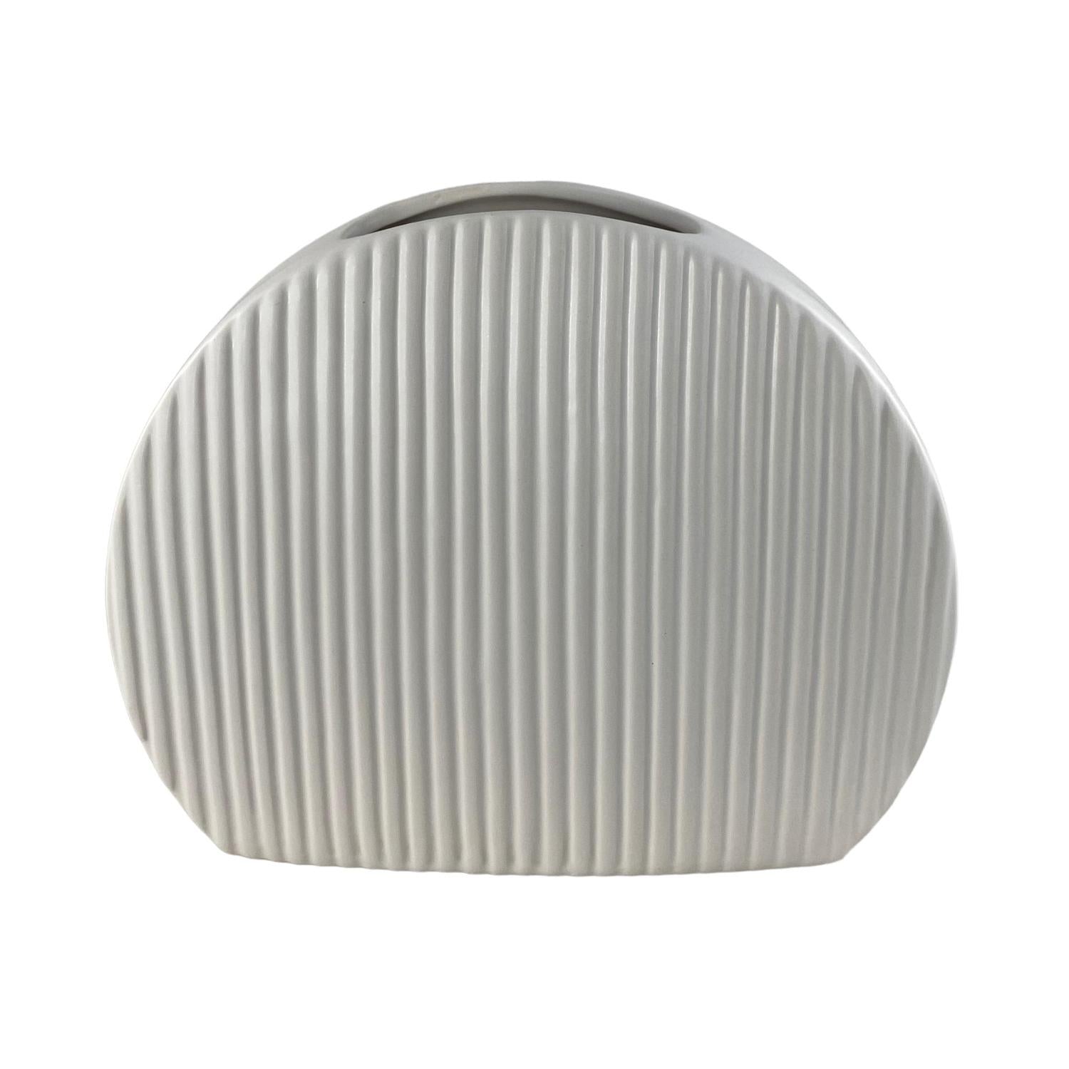 Jarron 26X8.5X21.5 Gris Claro Shell Grande
