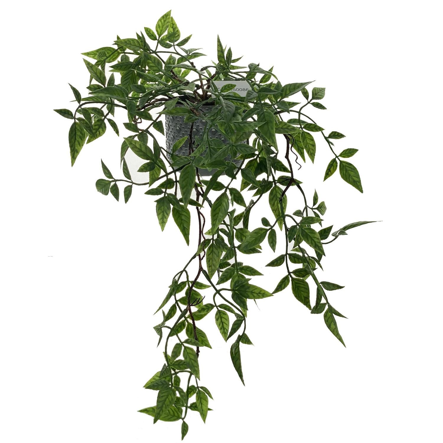 Flor Y Hoja Suelta 35X23X13 Verde Ramo Limo