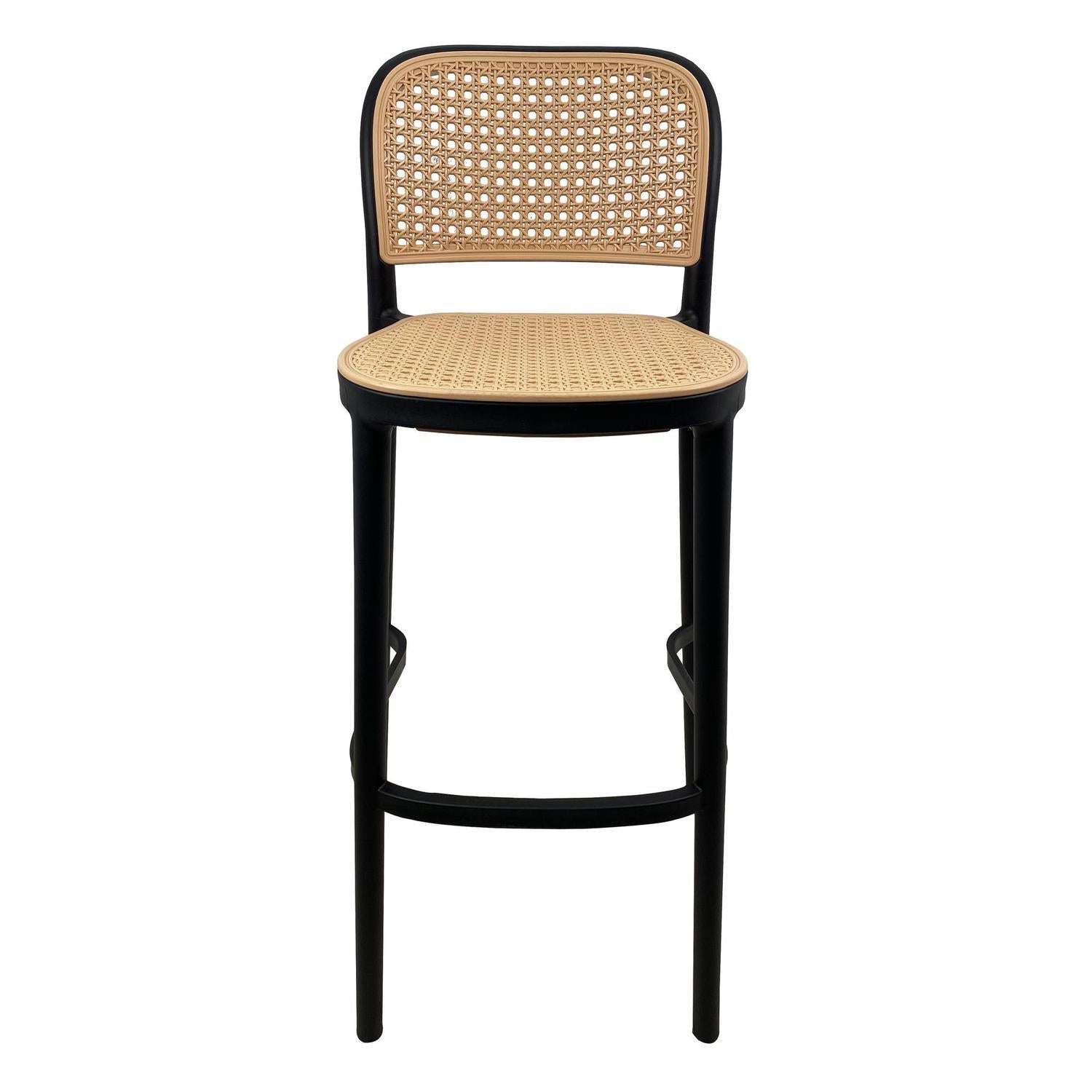 Silla Lena Negro, Café 52X53X103
